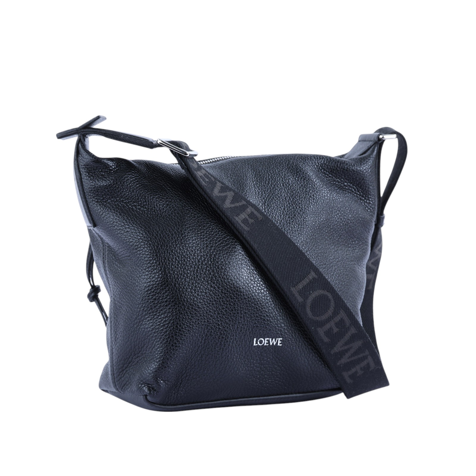 羅意威 LOEWE Small Cubi 斜背包 B906Q63X04 黑荔枝Small Cubi 防塵袋