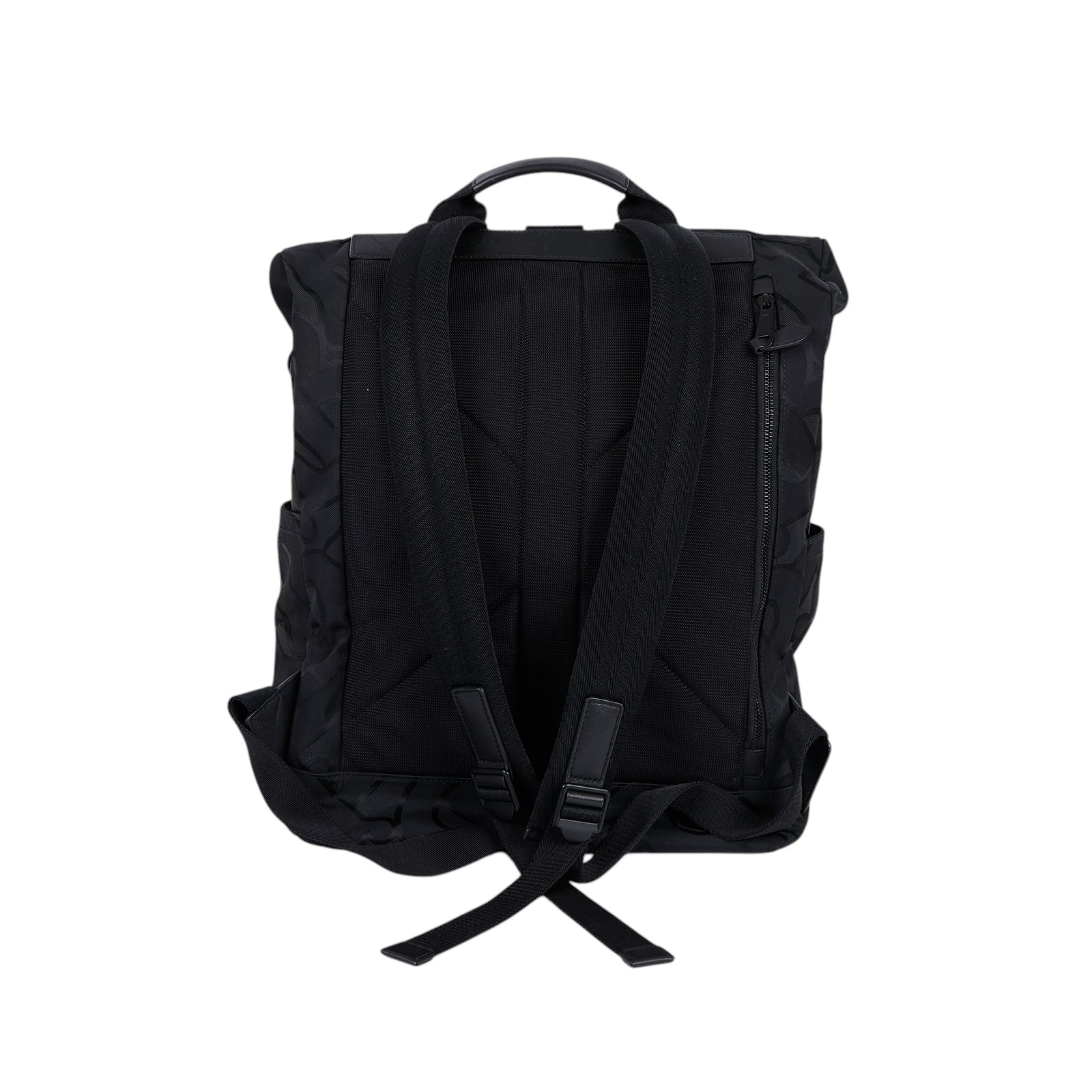 博柏利 BURBERRY The ML Rucksack 後背包 8053269 黑帆布後背包 原廠盒子/防塵袋