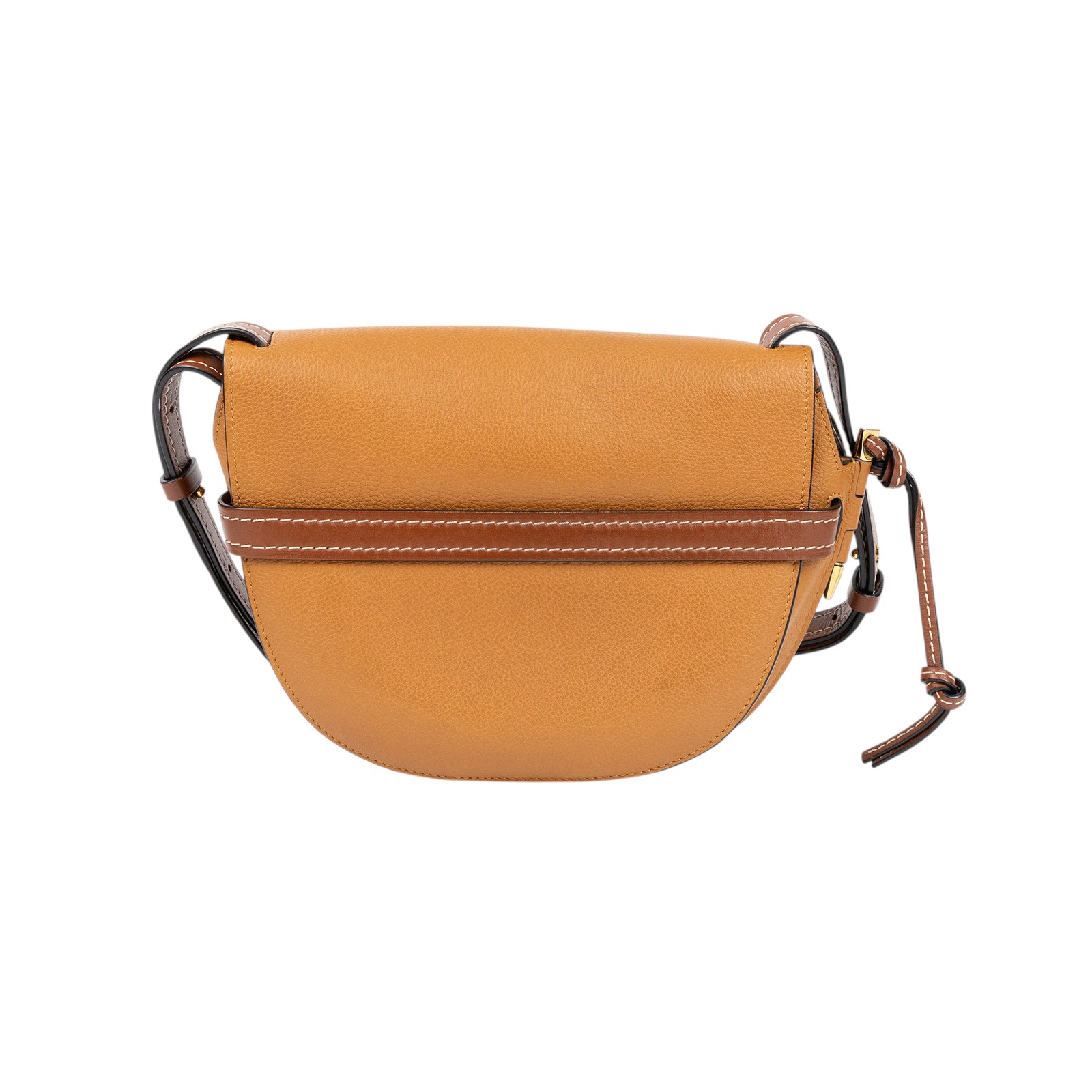羅意威 LOEWE Small Gate bag 小型 小牛皮 肩背包 321.12.T20 焦糖GATE 小號 原廠盒子/防塵袋