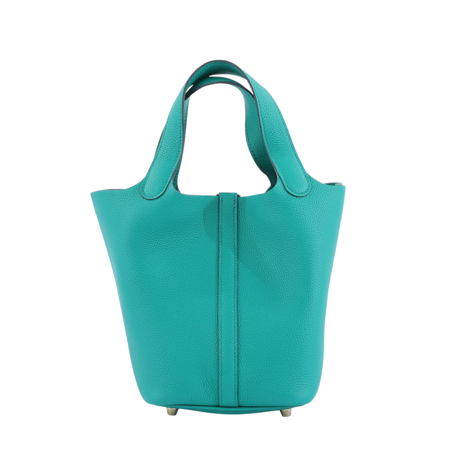 愛馬仕 Hermès Picotin Lock 18 菜籃子包 PT18 B AM 001 UH B刻 綠PICOTIN18 原廠盒子/防塵袋/購買證明/鎖組