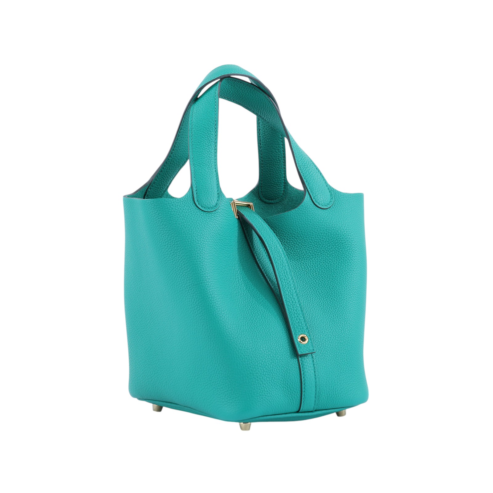 愛馬仕 Hermès Picotin Lock 18 菜籃子包 PT18 B AM 001 UH B刻 綠PICOTIN18 原廠盒子/防塵袋/購買證明/鎖組
