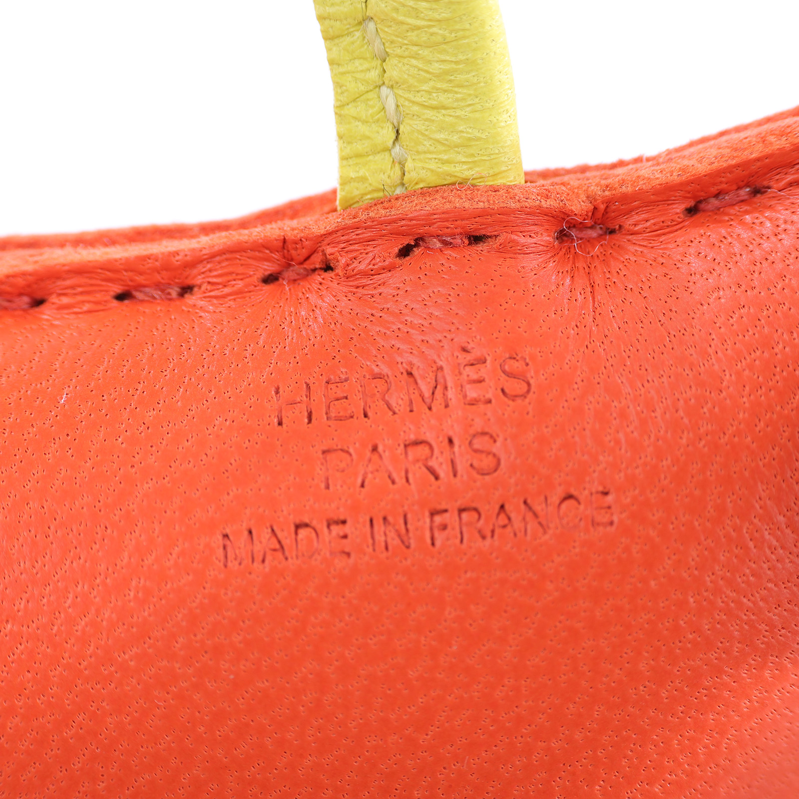 愛馬仕 Hermès Budy charm 吊飾 BUDYC U AA U刻 白橘BUDY梗犬吊飾 原廠盒子