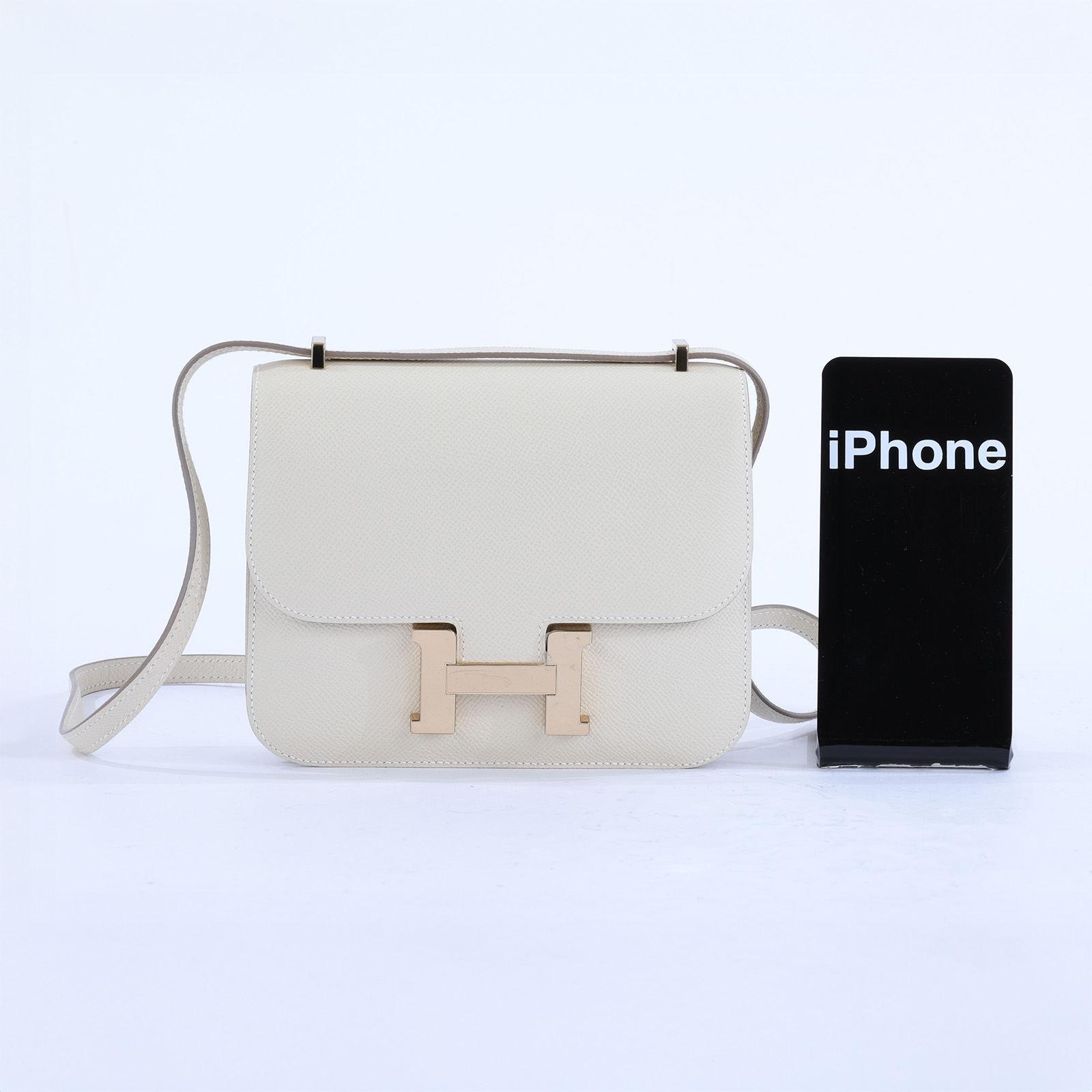 愛馬仕 Hermès Constance Bag 康康包 MIni 18 CN18 W IS 777 HD  原廠盒子/防塵袋/購買證明/鏡子