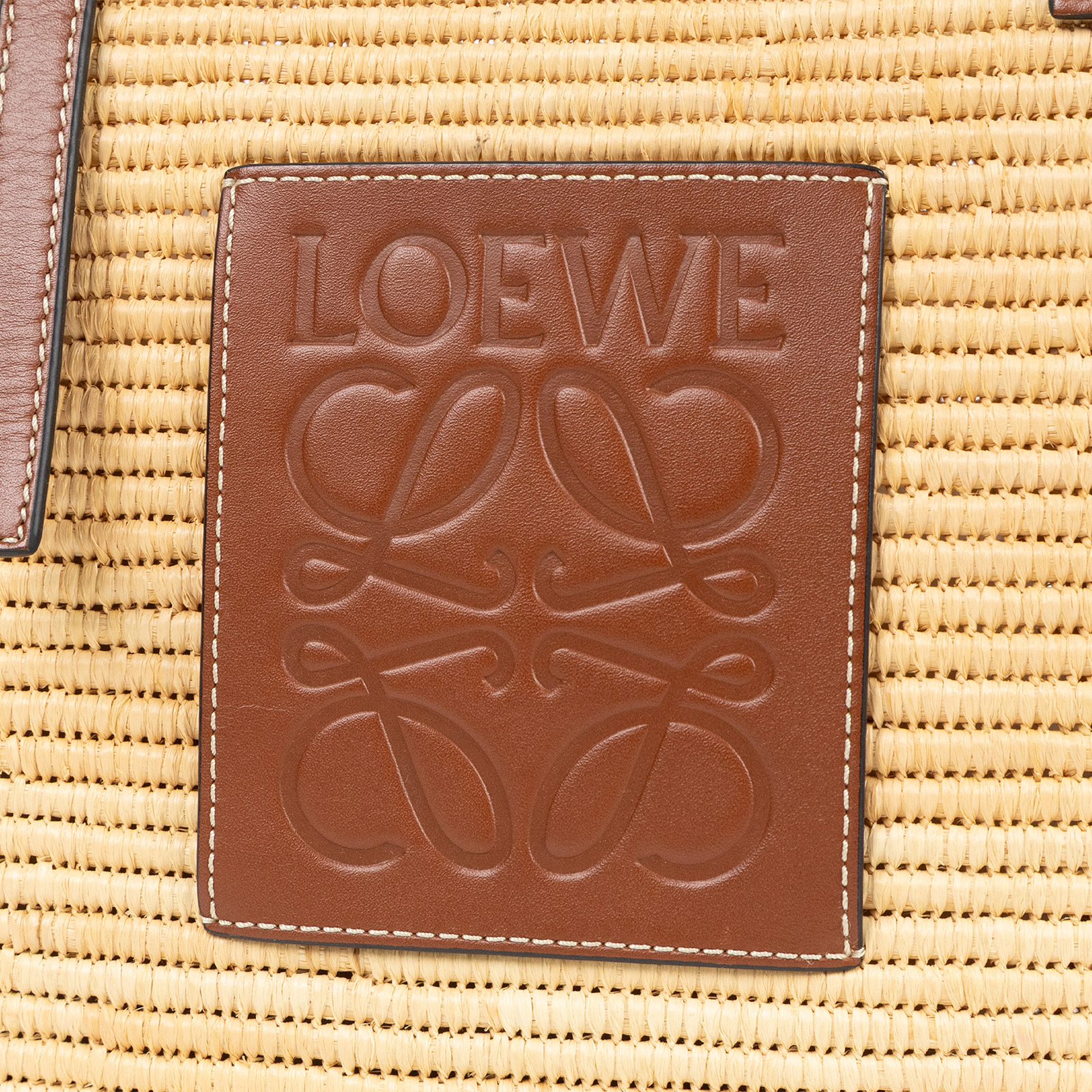 羅意威 LOEWE Square Basket 手袋 小型 A223099X02 草編方形肩背包 防塵袋