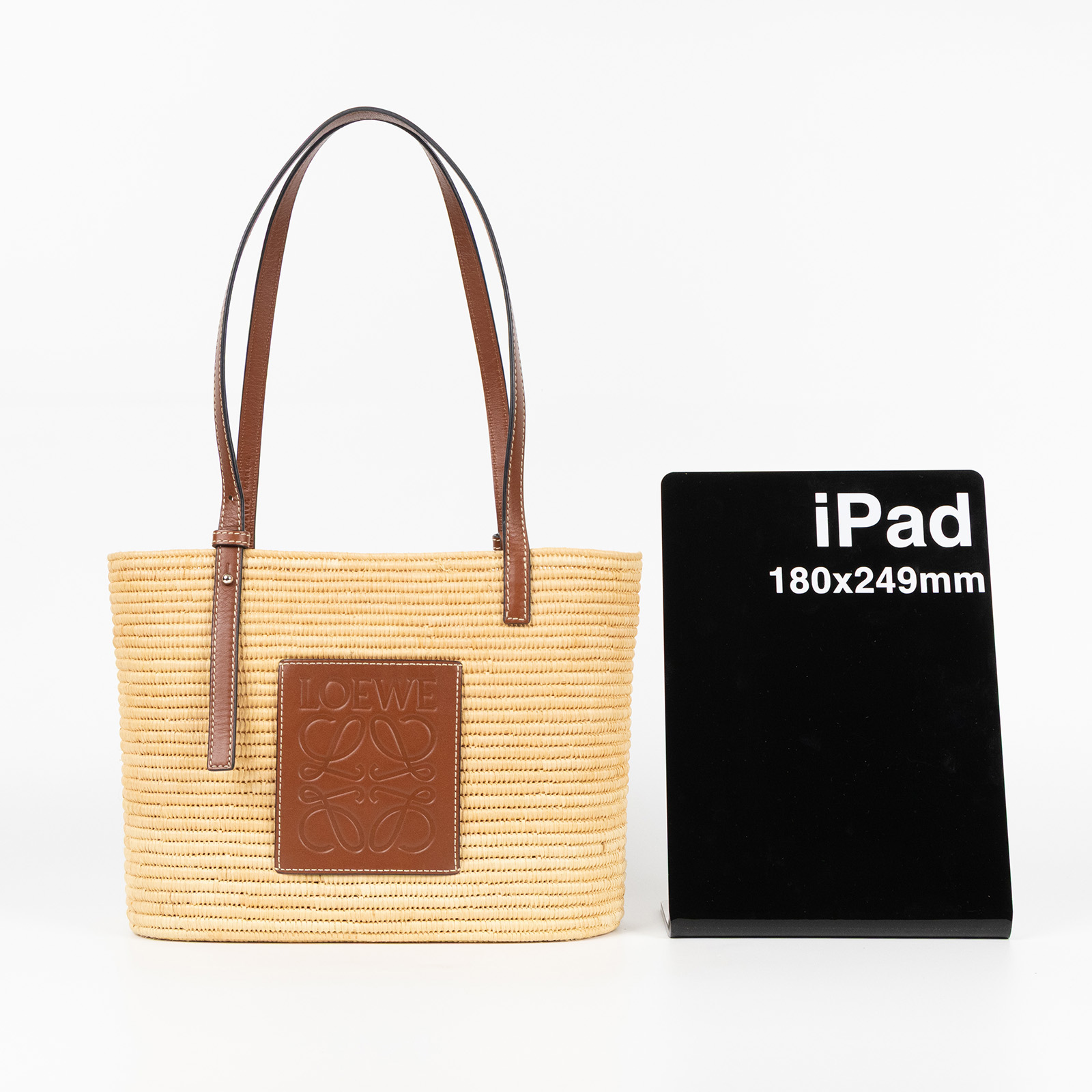 羅意威 LOEWE Square Basket 手袋 小型 A223099X02 草編方形肩背包 防塵袋