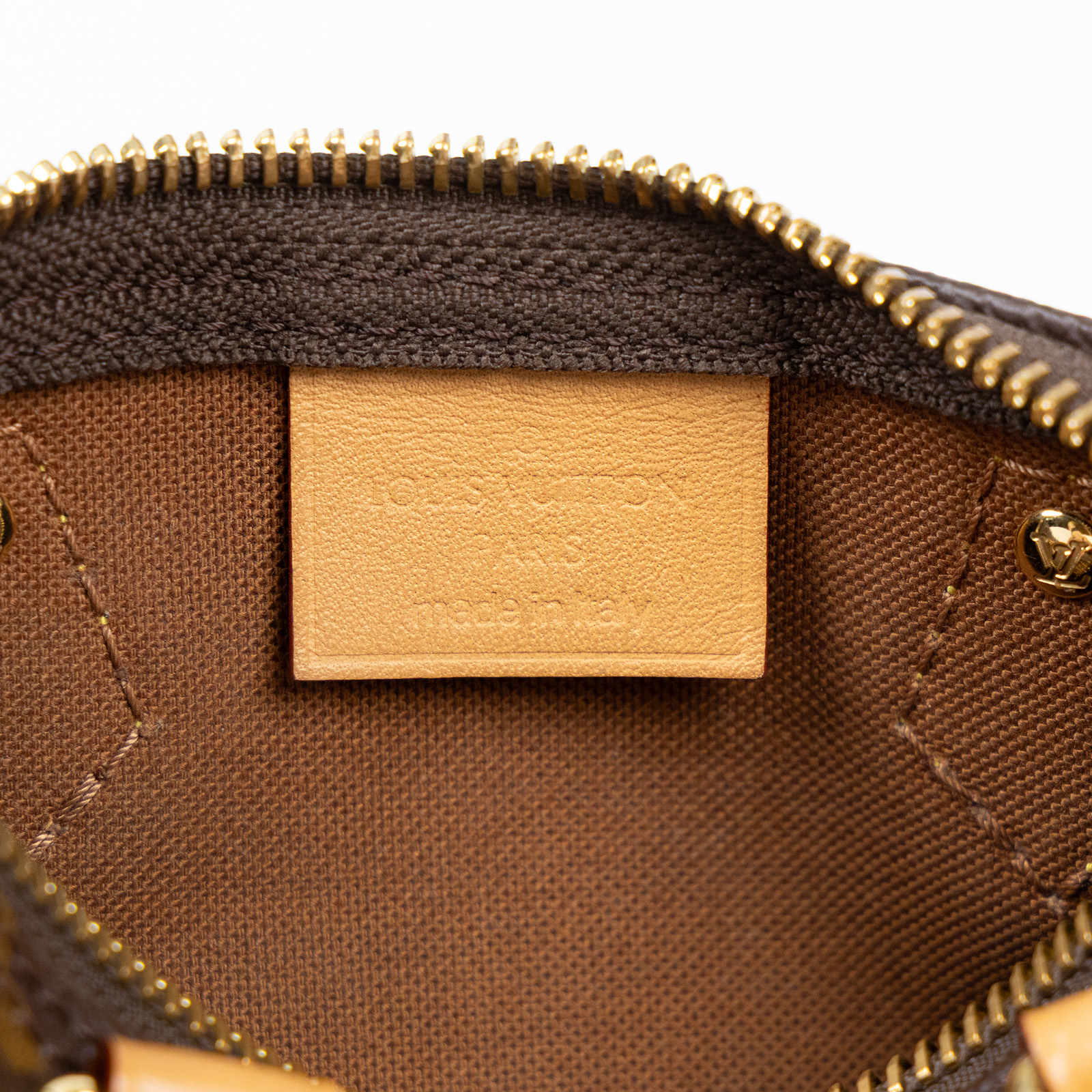 路易威登 LOUIS VUITTON Nano Speedy 原花 手提 肩背包 M81085 原花NANO SPEEDY 原廠盒子/防塵袋/購買證明/背帶