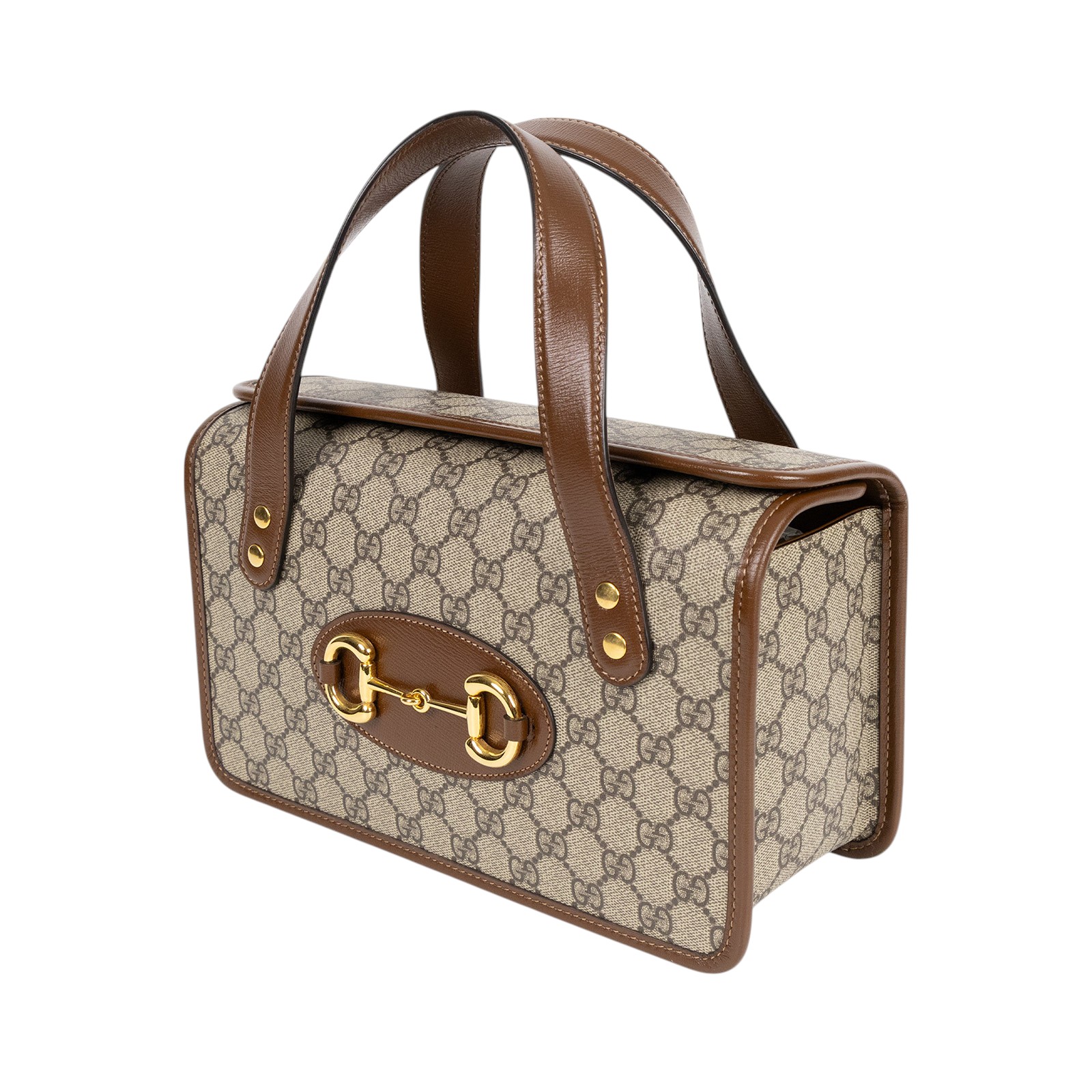 古馳 GUCCI 1955 手提 波士頓包 627323 棕1955手提包 原廠盒子/防塵袋