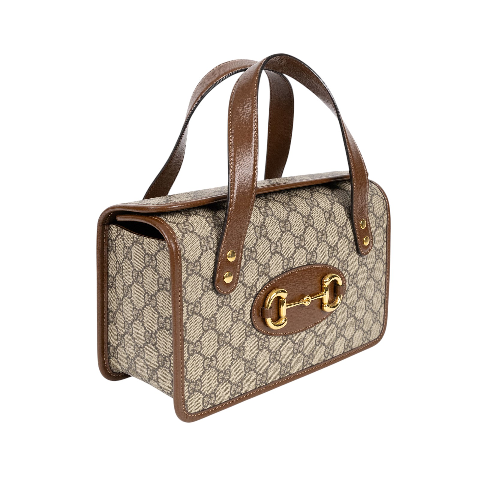 古馳 GUCCI 1955 手提 波士頓包 627323 棕1955手提包 原廠盒子/防塵袋