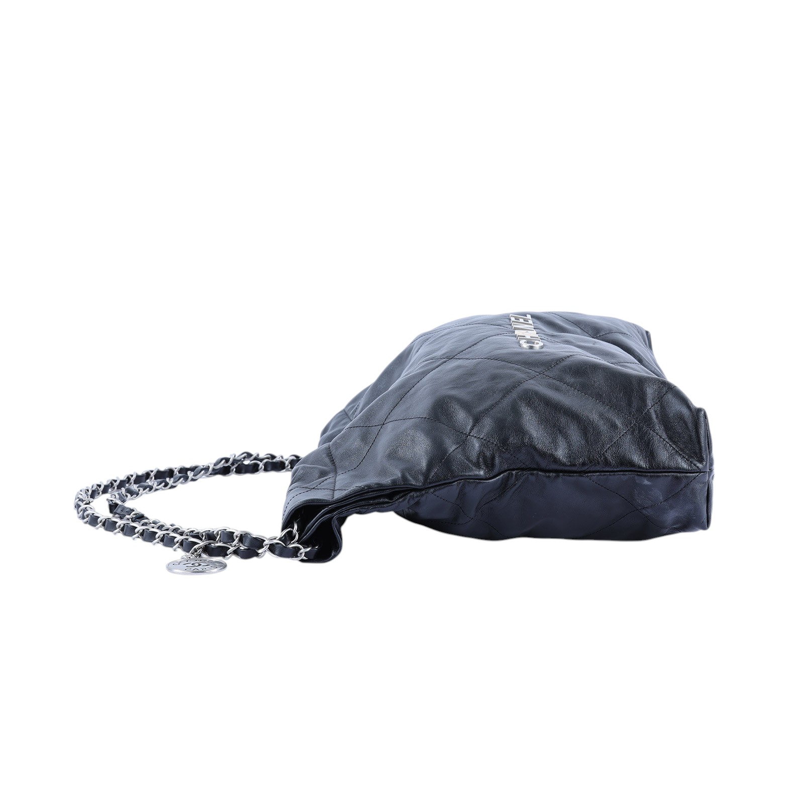 香奈兒 CHANEL 22 小型 束口包 AS3260 晶片款 黑銀22BAG 小號 原廠盒子/防塵袋/內袋