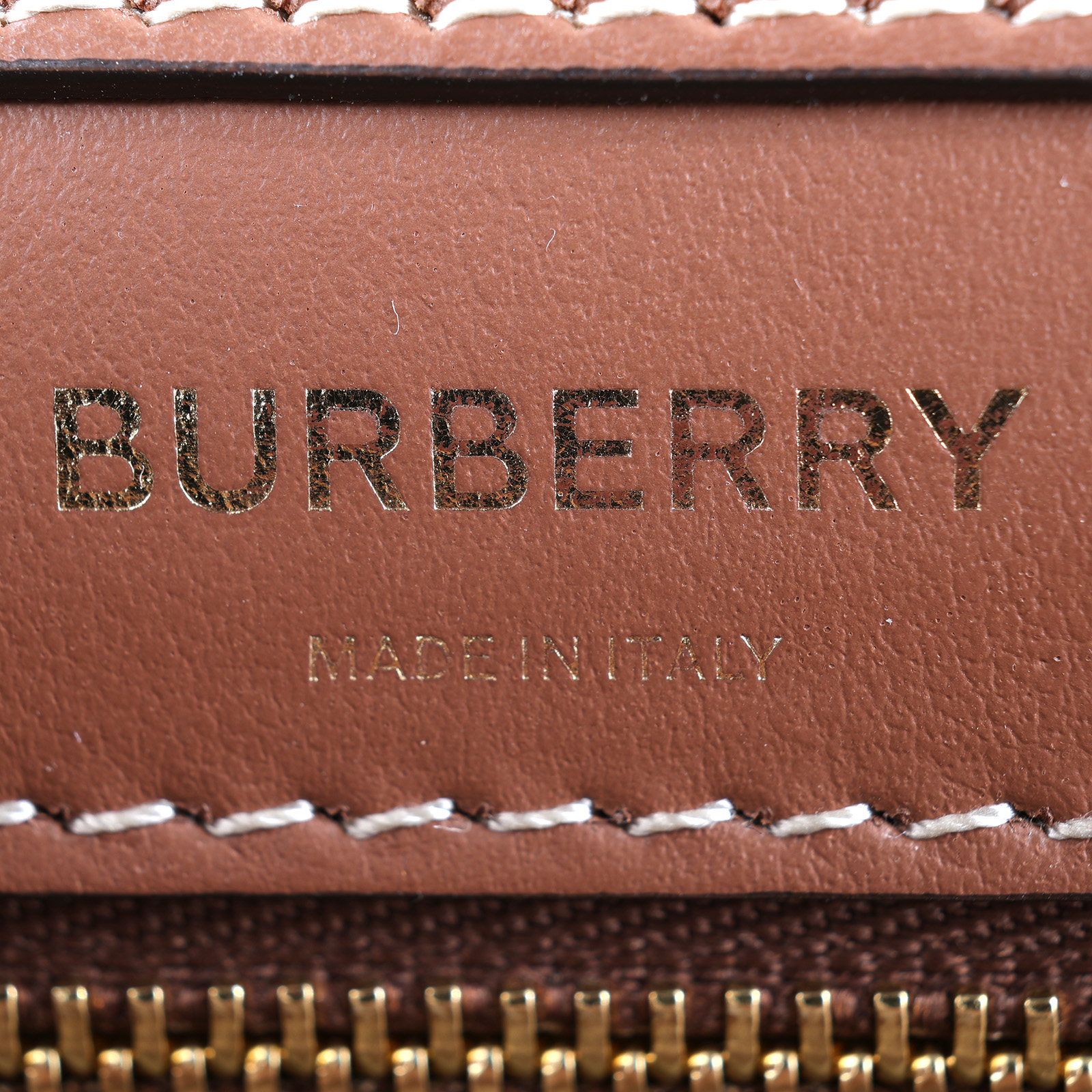 博柏利 BURBERRY Mini Pocket 肩背 手提包 8039361 帆布拼皮革POCKET MINI 防塵袋/背帶