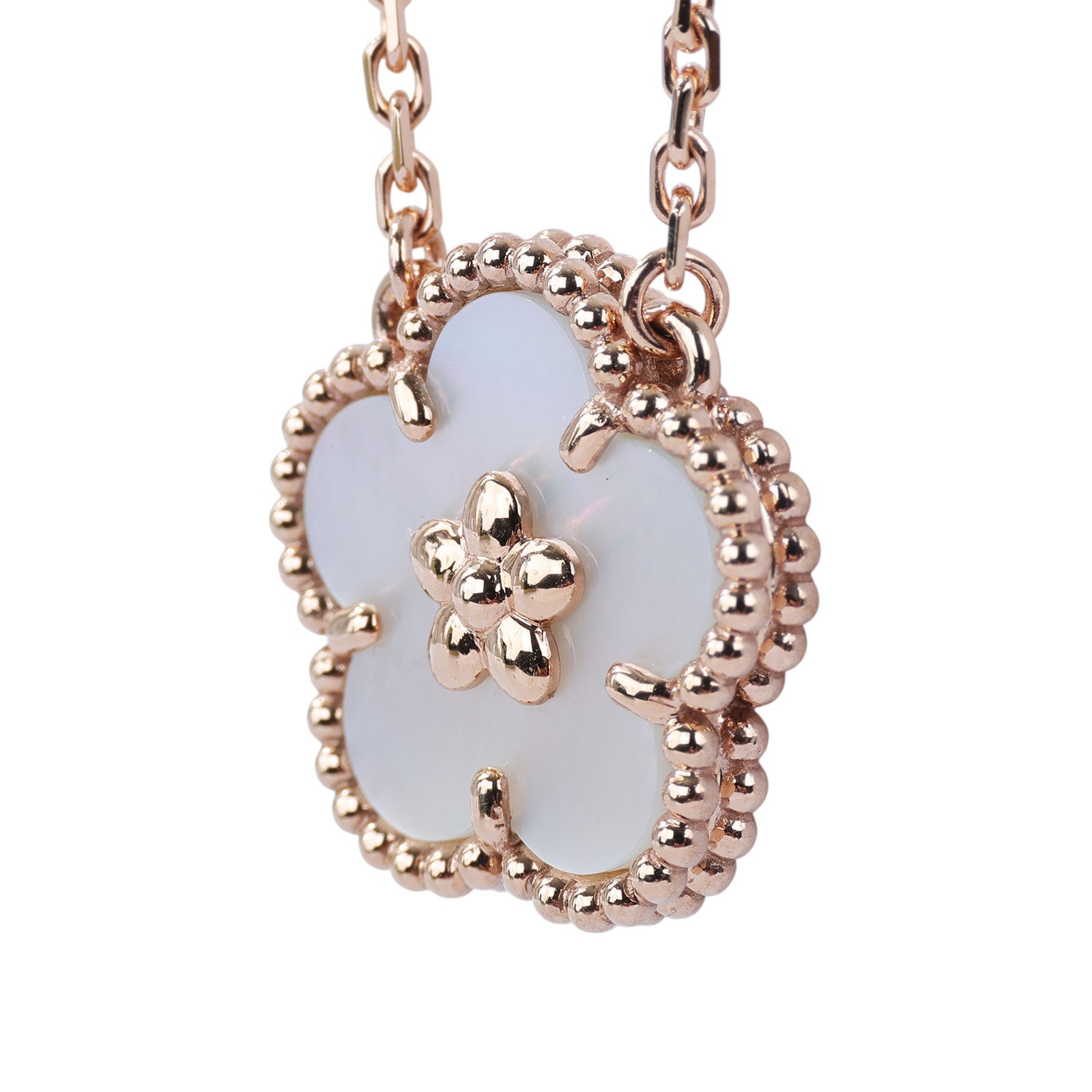 梵克雅寶 Van Cleef & Arpels Vintage Alhambra 吊墜 梅花 小型 VCARP9X100  原廠盒子2/保證卡
