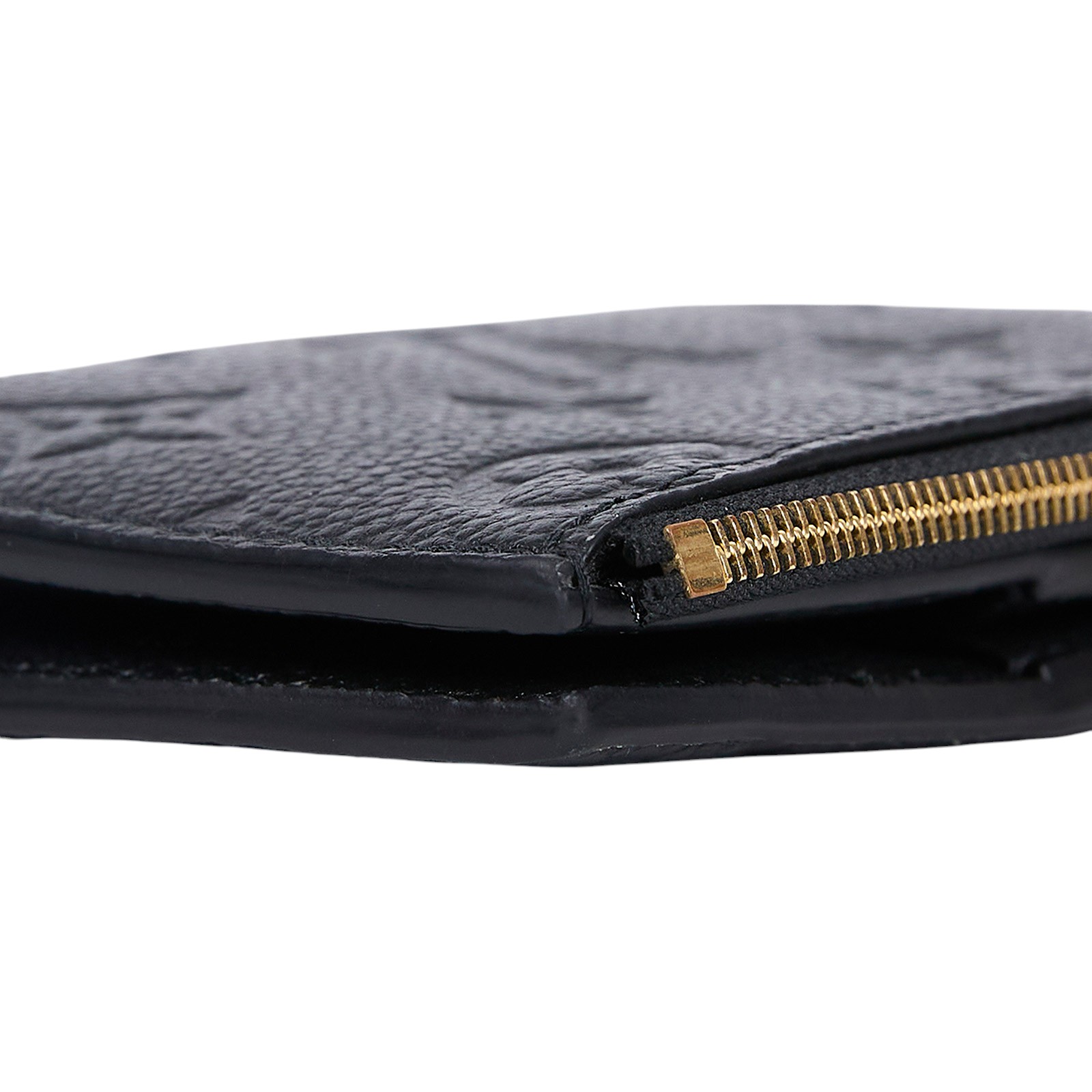 路易威登 LOUIS VUITTON Lisa 錢包 零錢夾 黑色 M83365 晶片款 黑金Lisa對折短夾 原廠盒子/防塵袋
