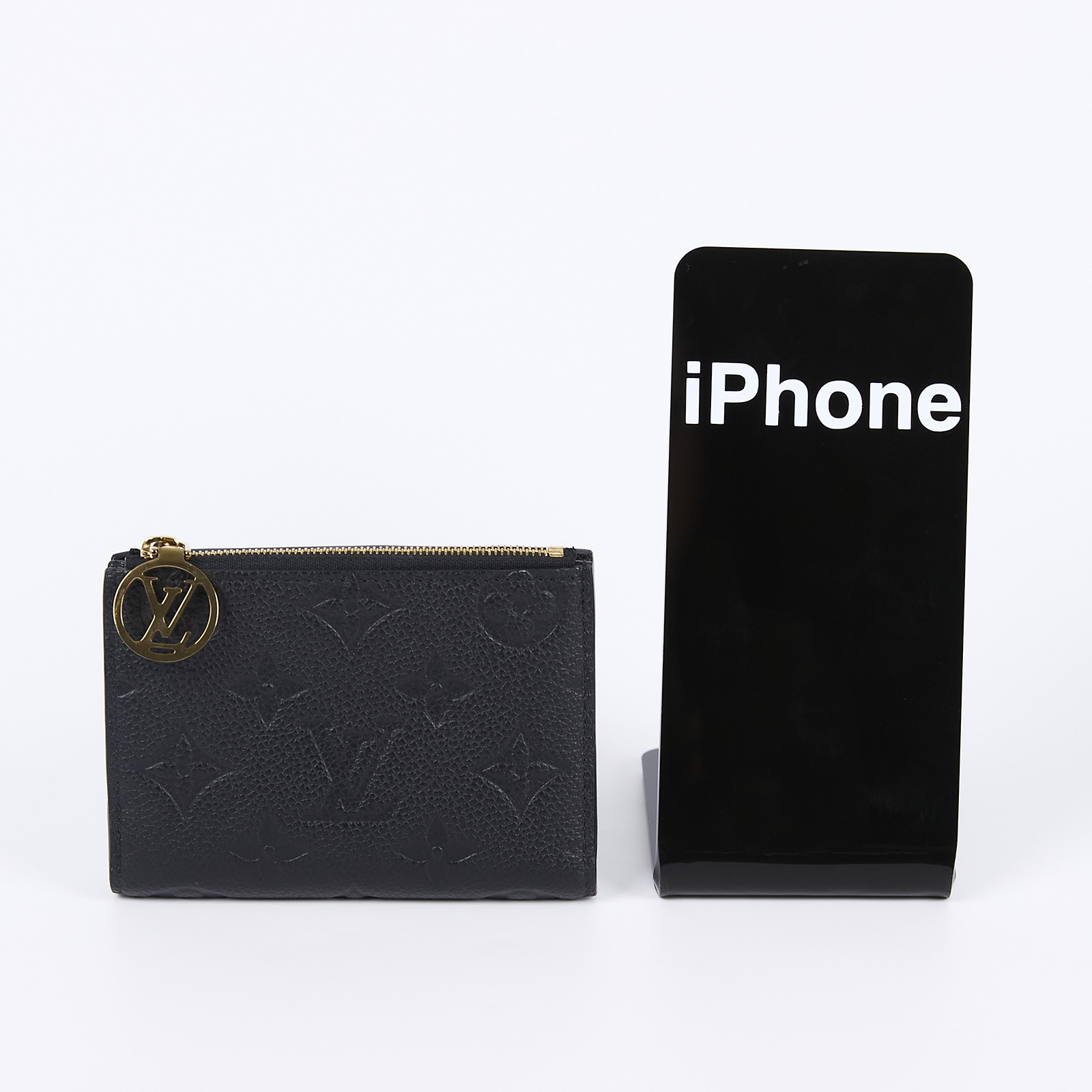 路易威登 LOUIS VUITTON Lisa 錢包 零錢夾 黑色 M83365 晶片款 黑金Lisa對折短夾 原廠盒子/防塵袋