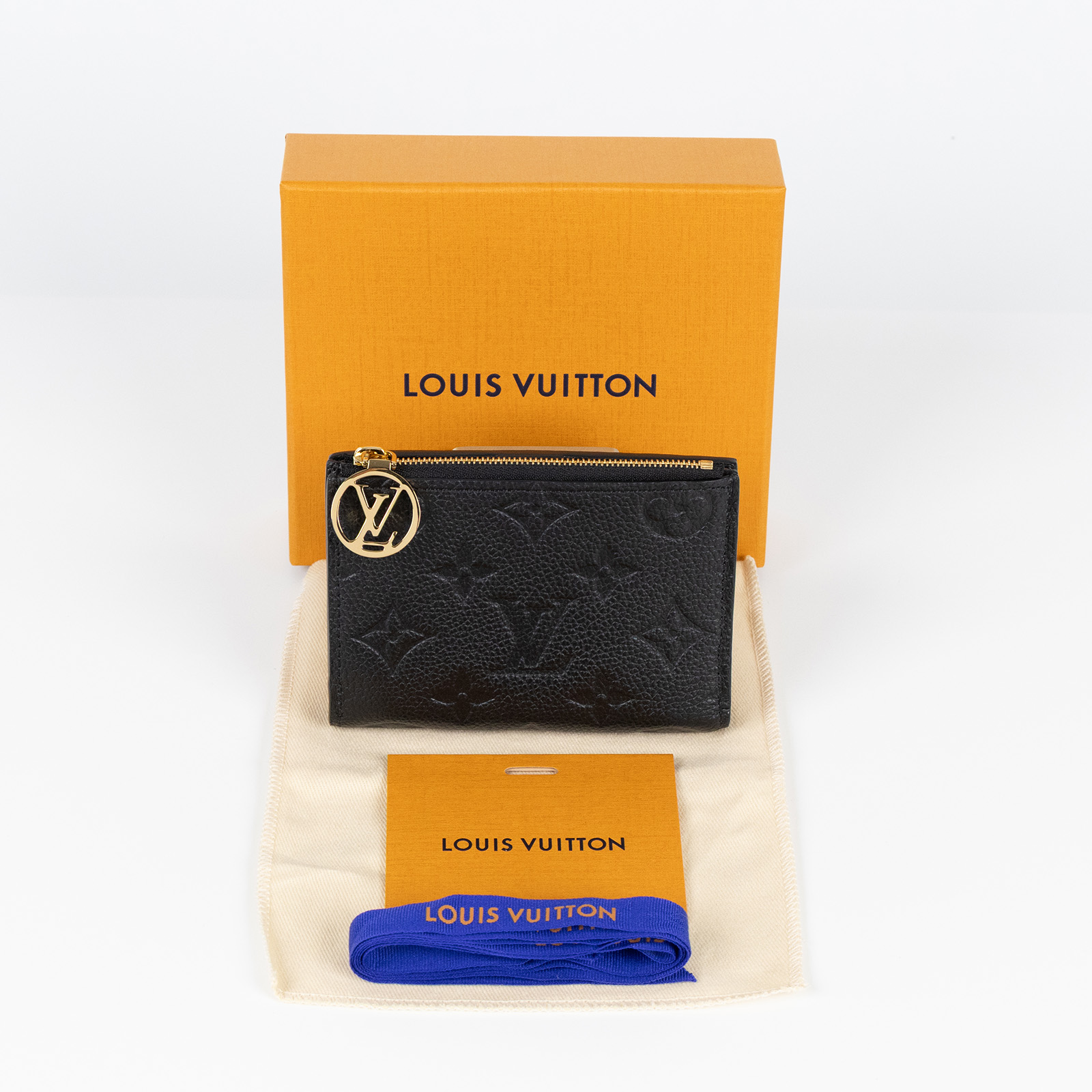 路易威登 LOUIS VUITTON Lisa 錢包 零錢夾 黑色 M83365 晶片款 黑金Lisa對折短夾 原廠盒子/防塵袋