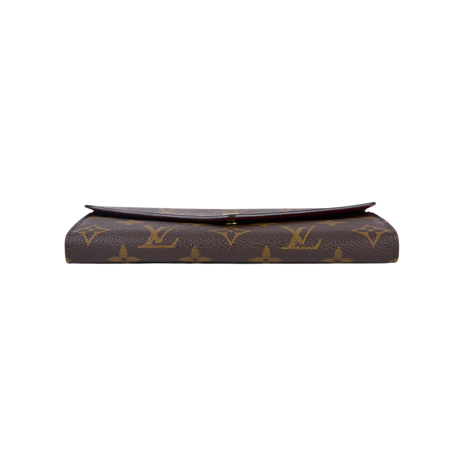 路易威登 LOUIS VUITTON Sarah 錢包 口蓋長夾 紫紅色 M62234 晶片款 原花酒紅Sarah信封長夾 無附屬品