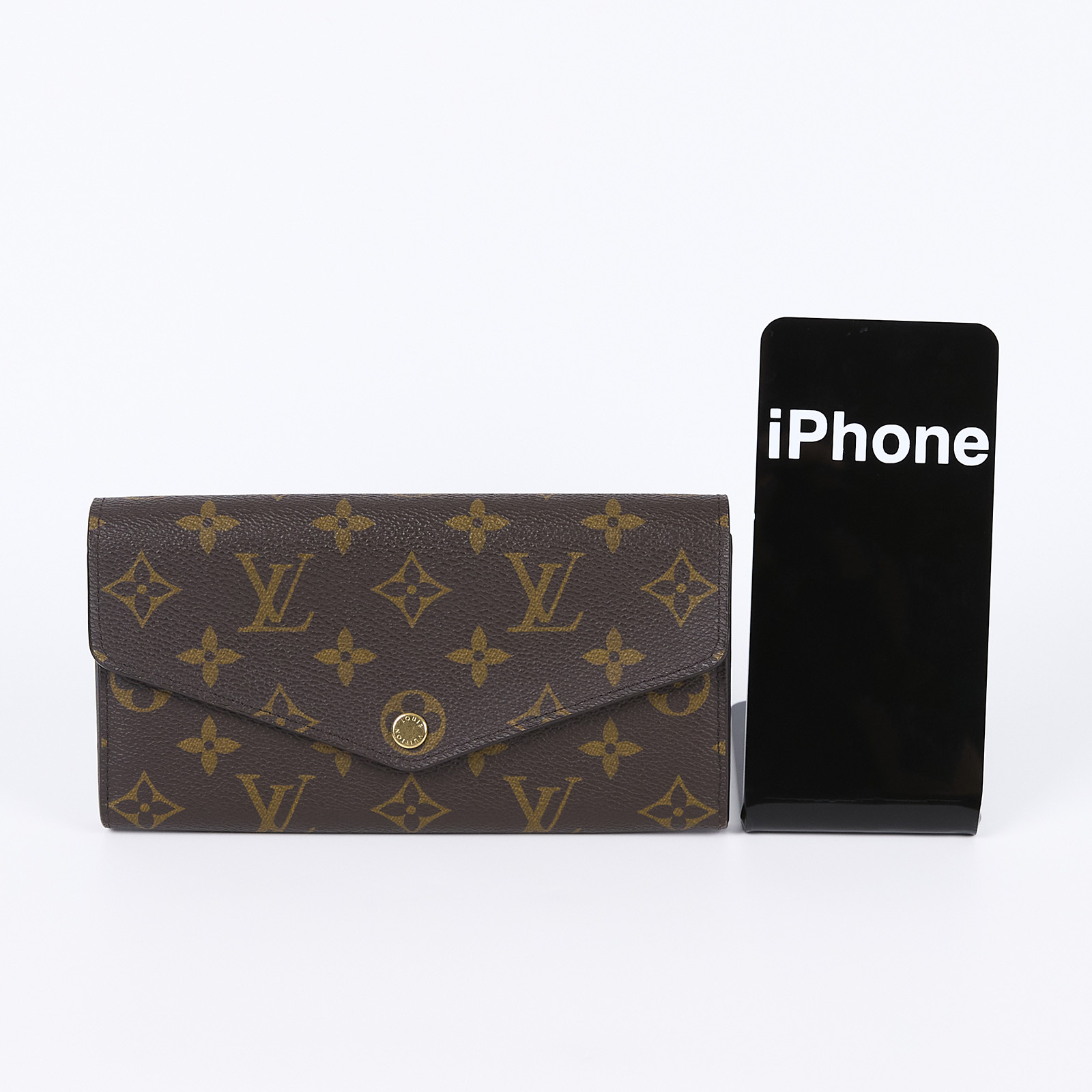 路易威登 LOUIS VUITTON Sarah 錢包 口蓋長夾 紫紅色 M62234 晶片款 原花酒紅Sarah信封長夾 無附屬品