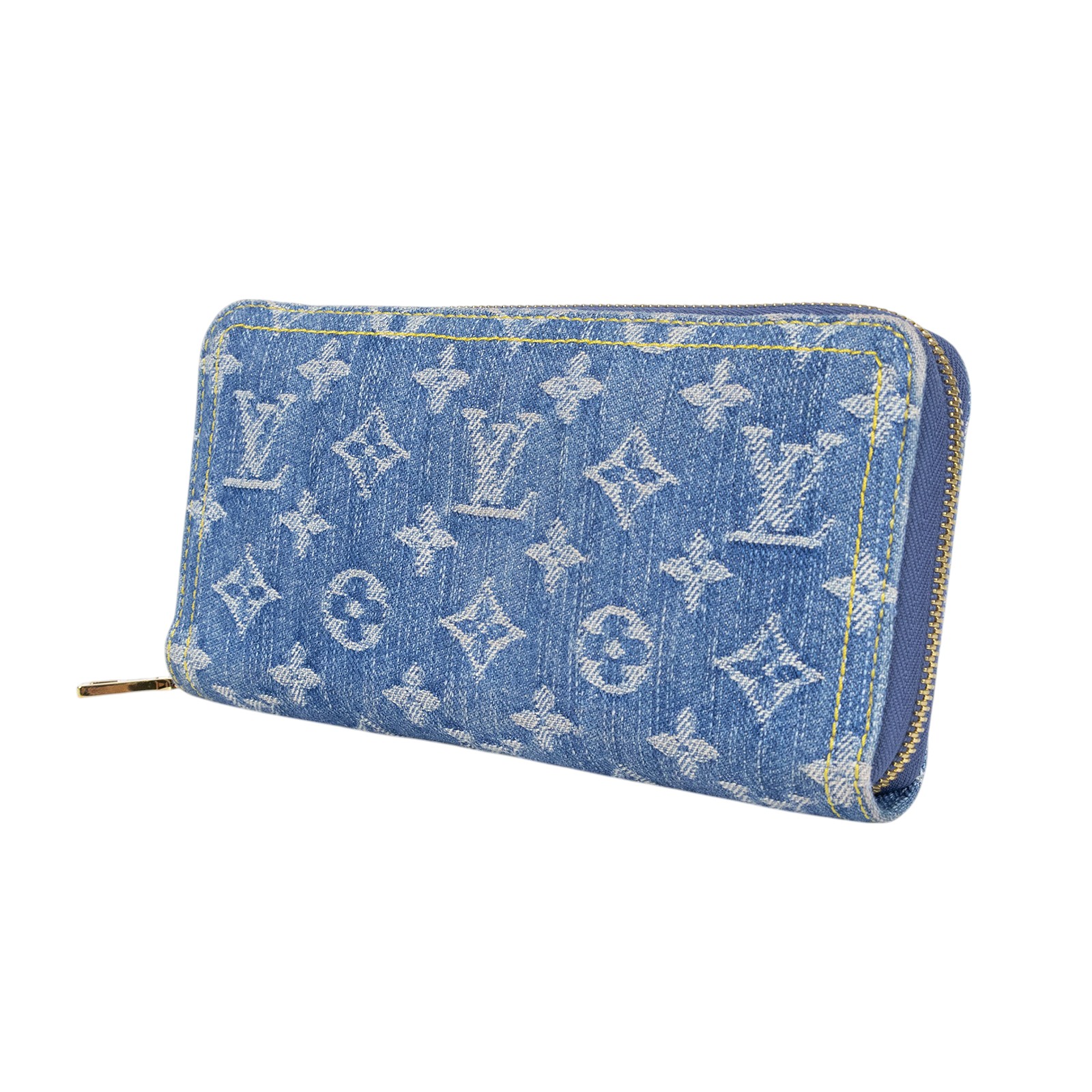 路易威登 LOUIS VUITTON 錢包 拉鍊 長夾　 M82958 晶片款 單寧原花長夾 無附屬品