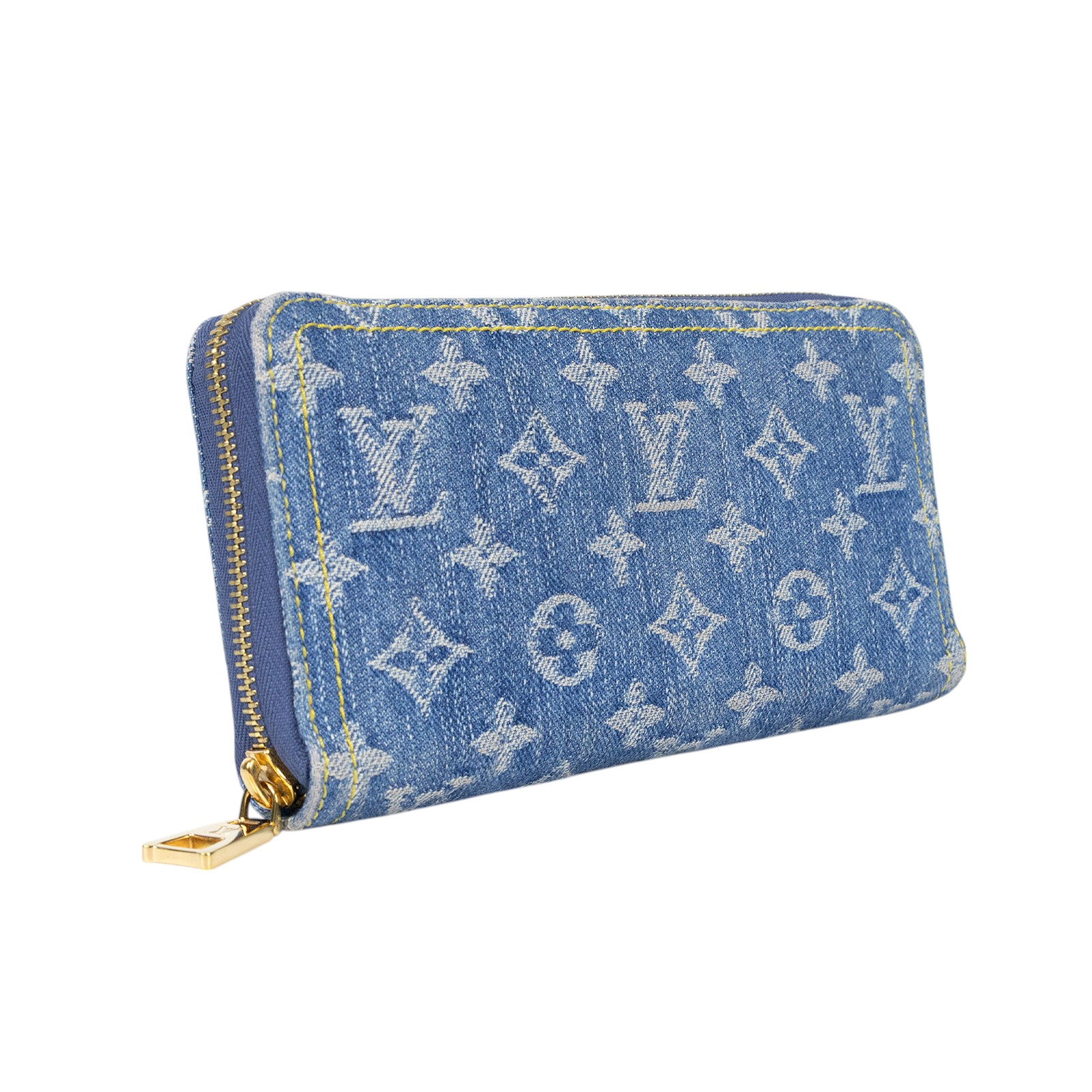 路易威登 LOUIS VUITTON 錢包 拉鍊 長夾　 M82958 晶片款 單寧原花長夾 無附屬品