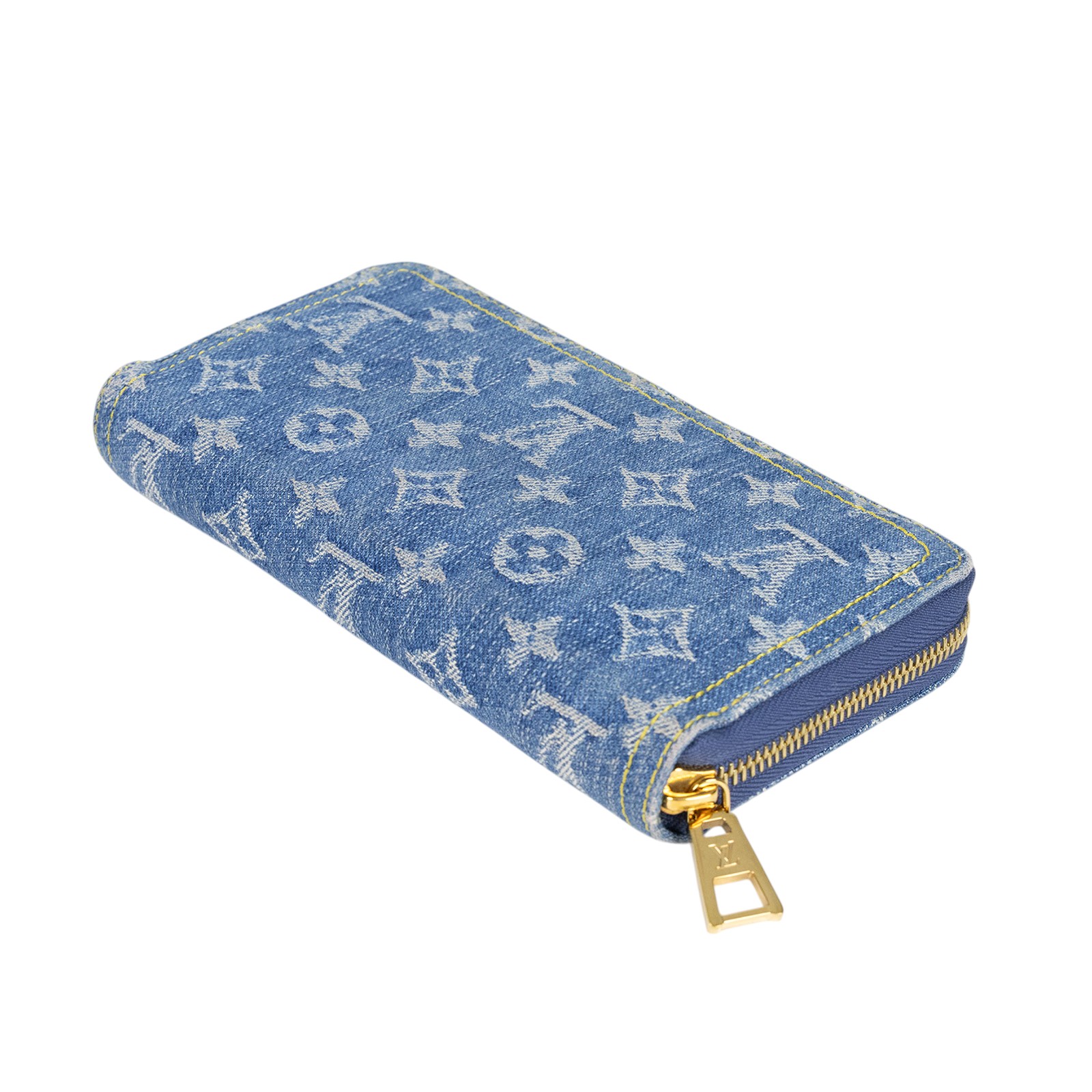 路易威登 LOUIS VUITTON 錢包 拉鍊 長夾　 M82958 晶片款 單寧原花長夾 無附屬品