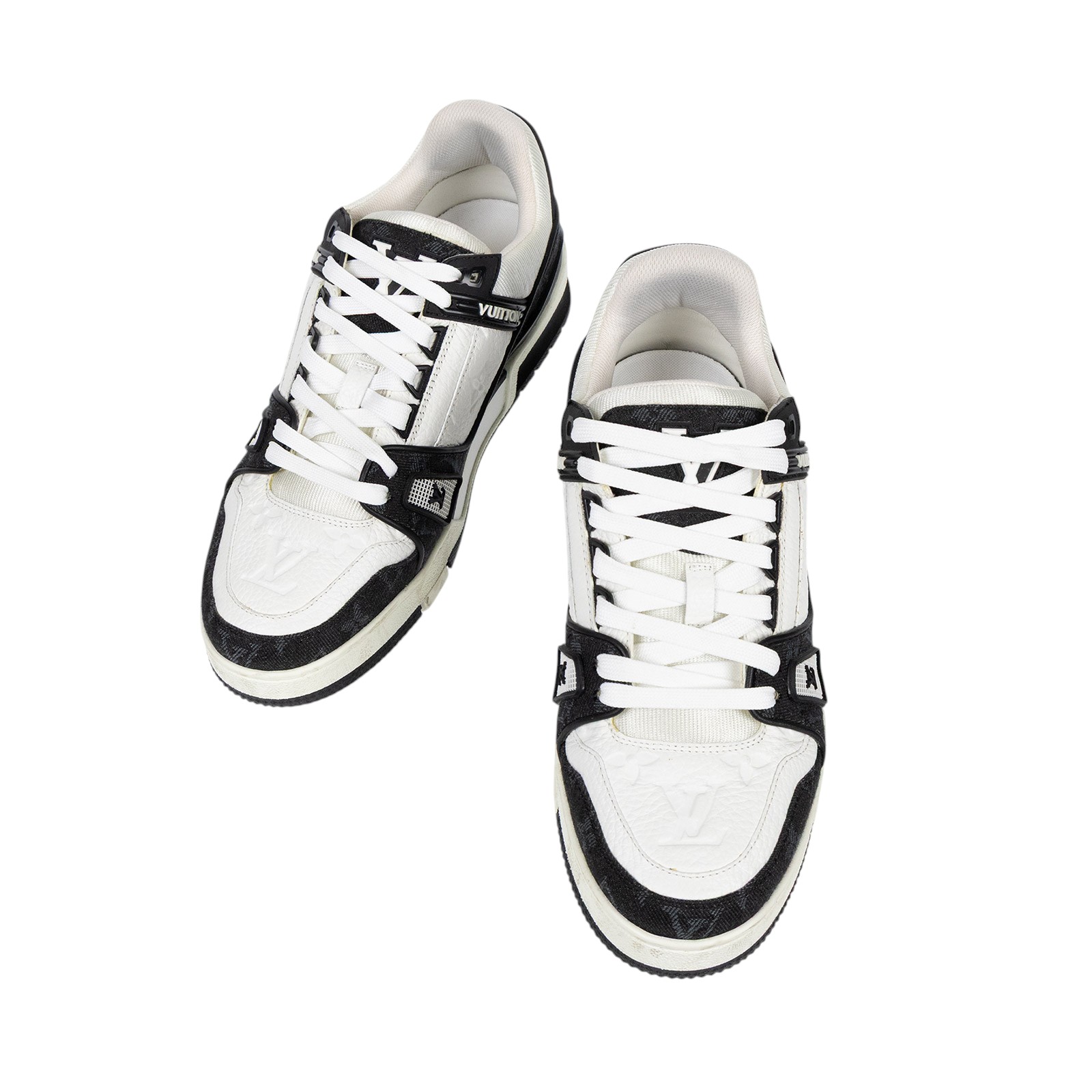 路易威登 LOUIS VUITTON LV Trainer 運動鞋 1A9JG4 黑白TRAINER#5.5 防塵袋