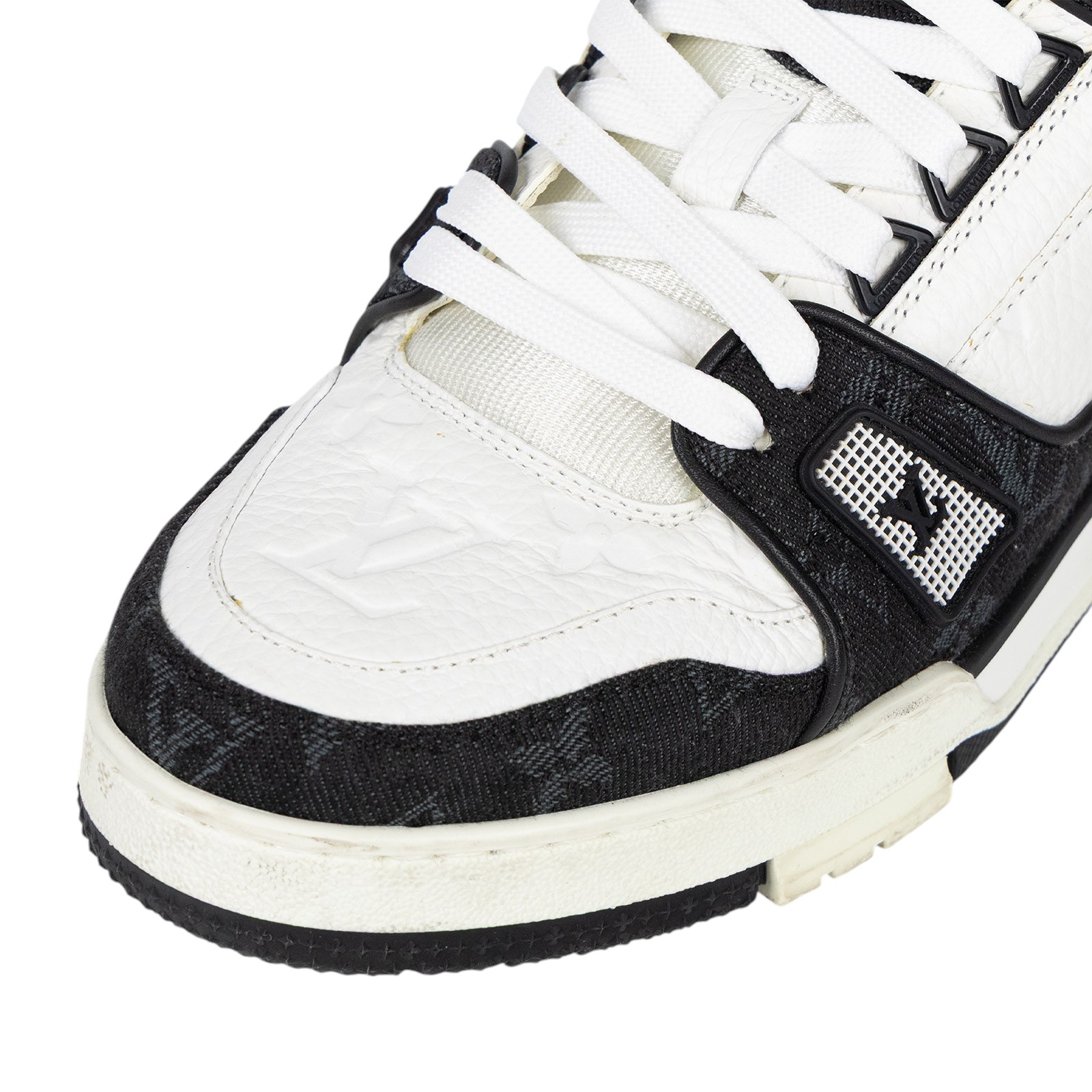路易威登 LOUIS VUITTON LV Trainer 運動鞋 1A9JG4 黑白TRAINER#5.5 防塵袋