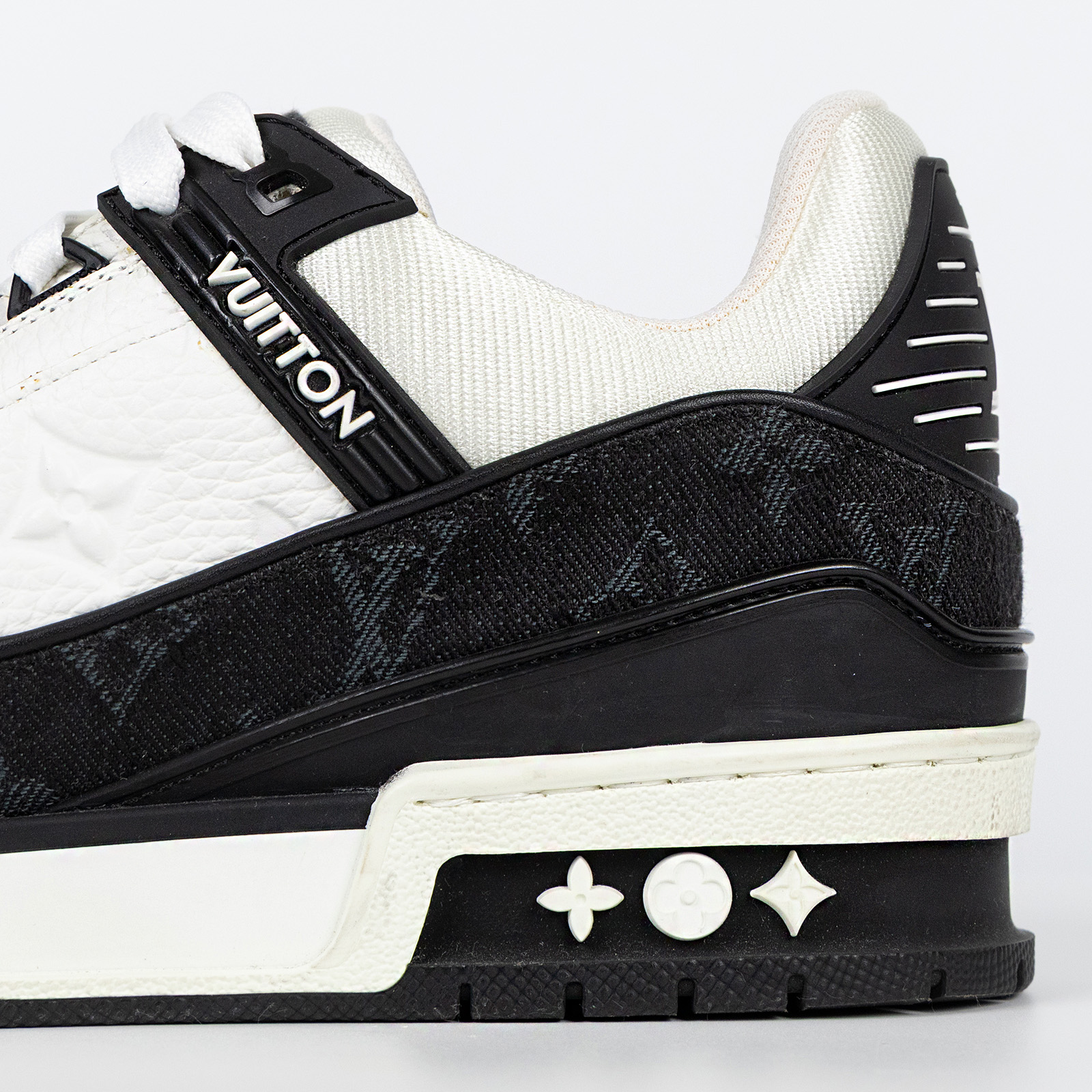 路易威登 LOUIS VUITTON LV Trainer 運動鞋 1A9JG4 黑白TRAINER#5.5 防塵袋