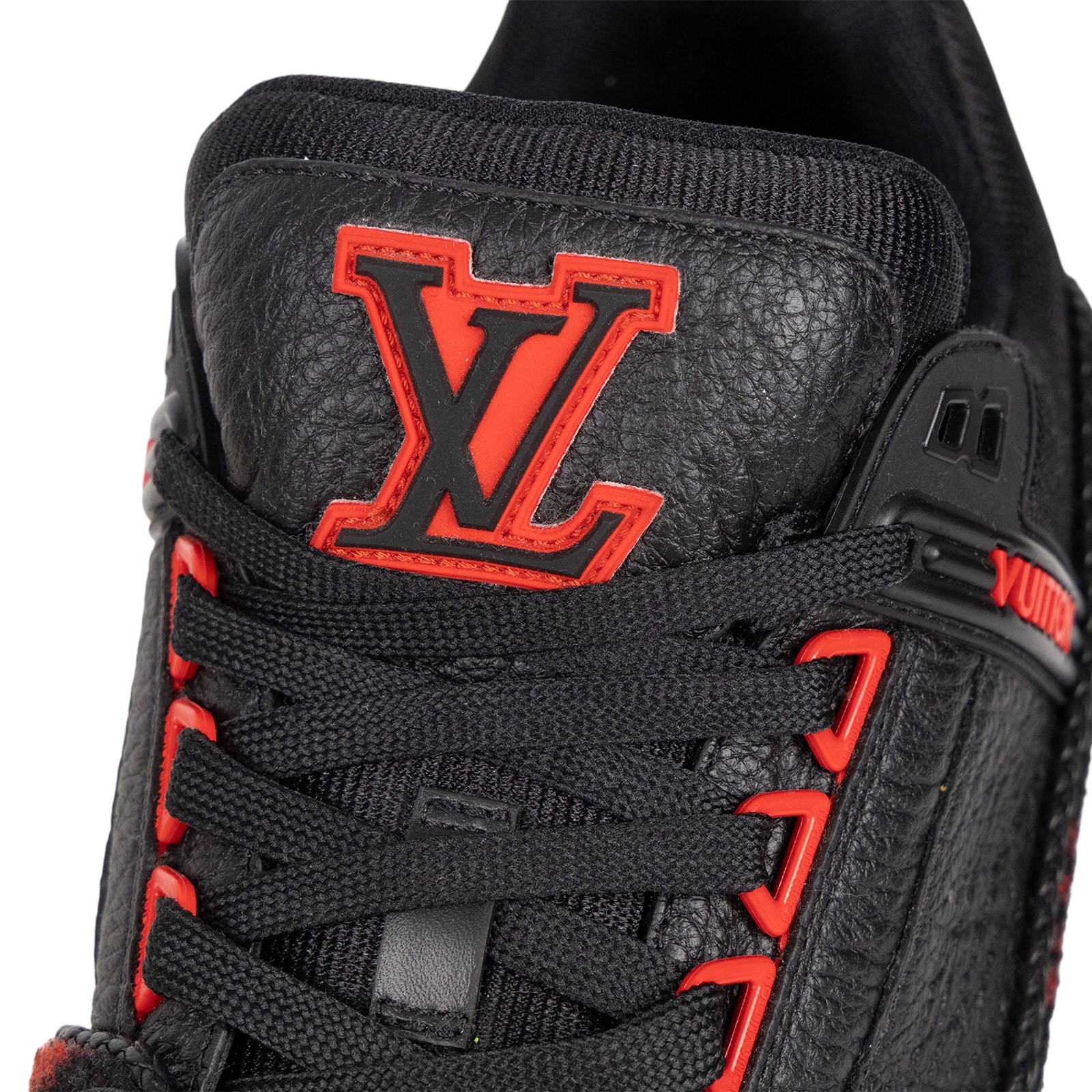 路易威登 LOUIS VUITTON LV Trainer 運動鞋 1AD7MT 黑紅格紋TRAINER#5 1/2 防塵袋