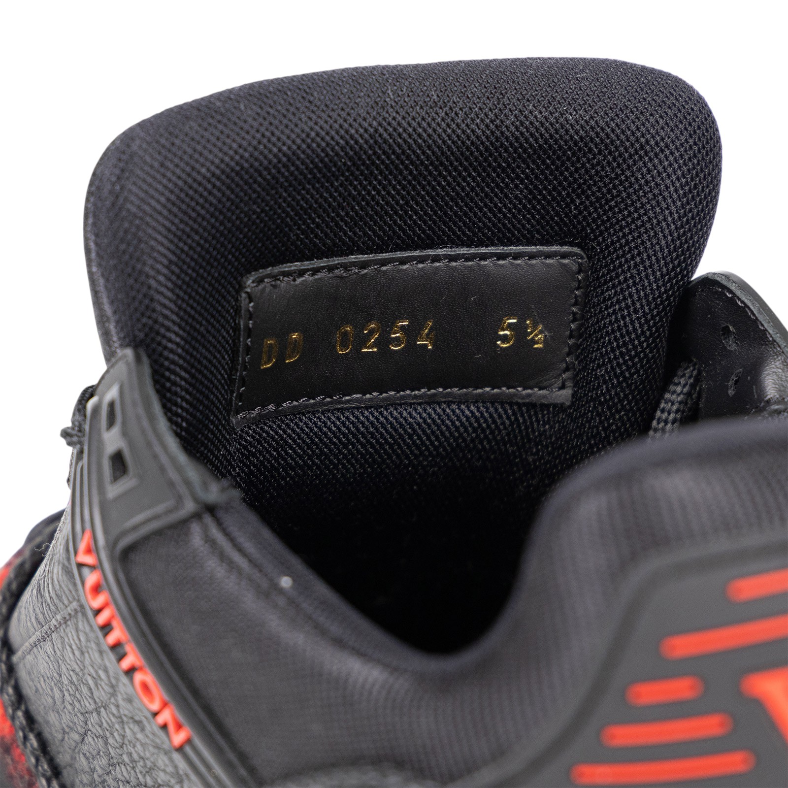 路易威登 LOUIS VUITTON LV Trainer 運動鞋 1AD7MT 黑紅格紋TRAINER#5 1/2 防塵袋