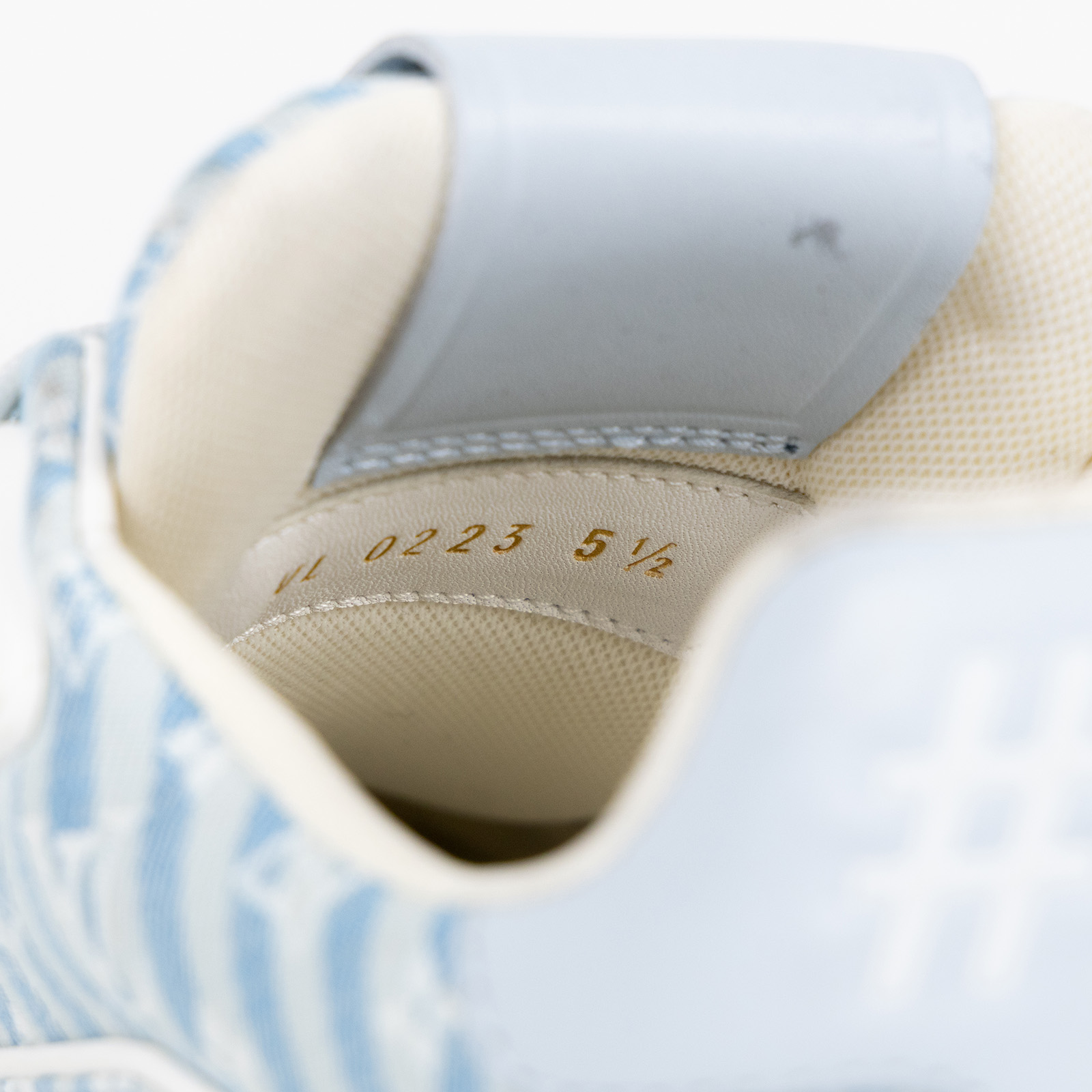 路易威登 LOUIS VUITTON LV Trainer 運動鞋 1ABG1K 淺藍條紋TRAINER#40 無附屬品