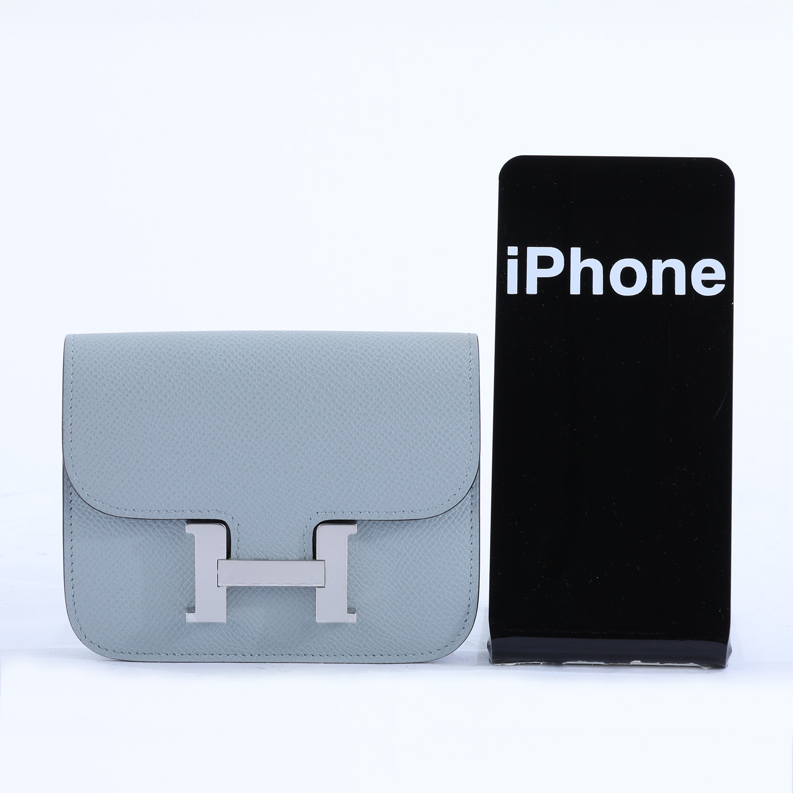 愛馬仕 Hermès Constance Bag Epsom 康康包 短夾 Slim  CNSLIM K AM 002 UH  原廠盒子/防塵袋/內袋