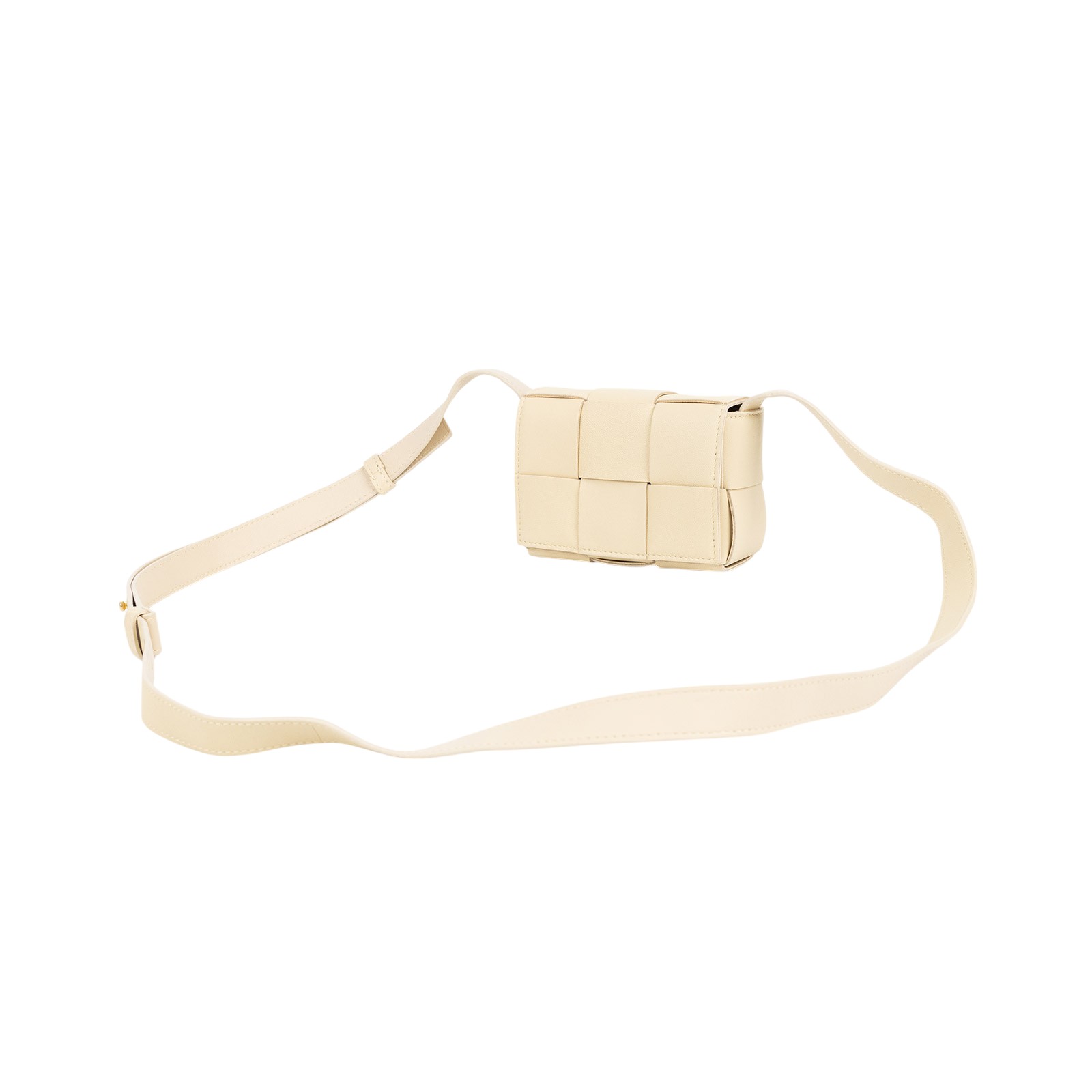寶緹嘉 BOTTEGA VENETA Cassette 斜背包 666688 晶片款 奶茶 CANDY CASSETTE 3x2肩背包 防塵袋
