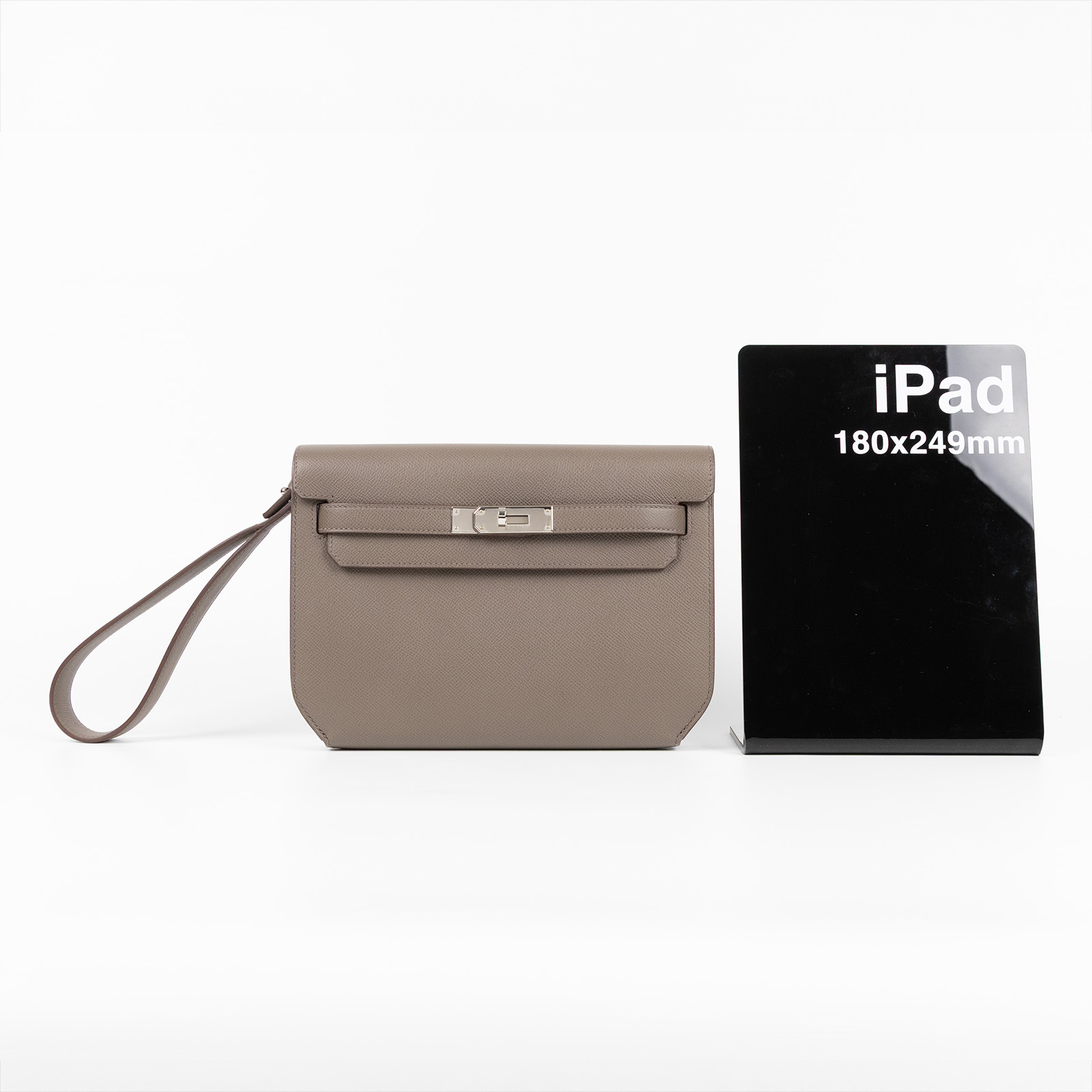 愛馬仕 Hermès kelly Depeches 25 手拿包 DP25 ZCT 534 PZ  原廠盒子/防塵袋/背帶