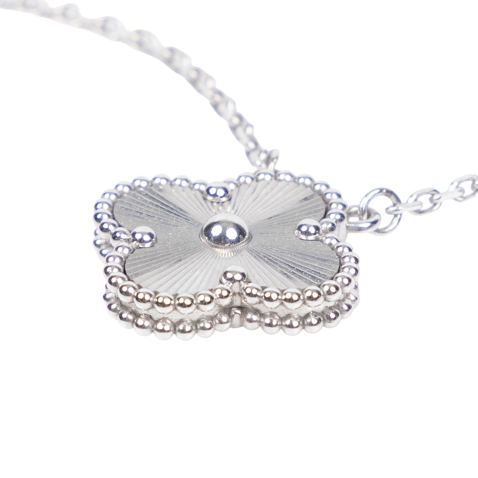 梵克雅寶 Van Cleef & Arpels Vintage Alhambra 吊墜 VCARP9XG00  原廠盒子/防塵袋/保證卡/購買證明