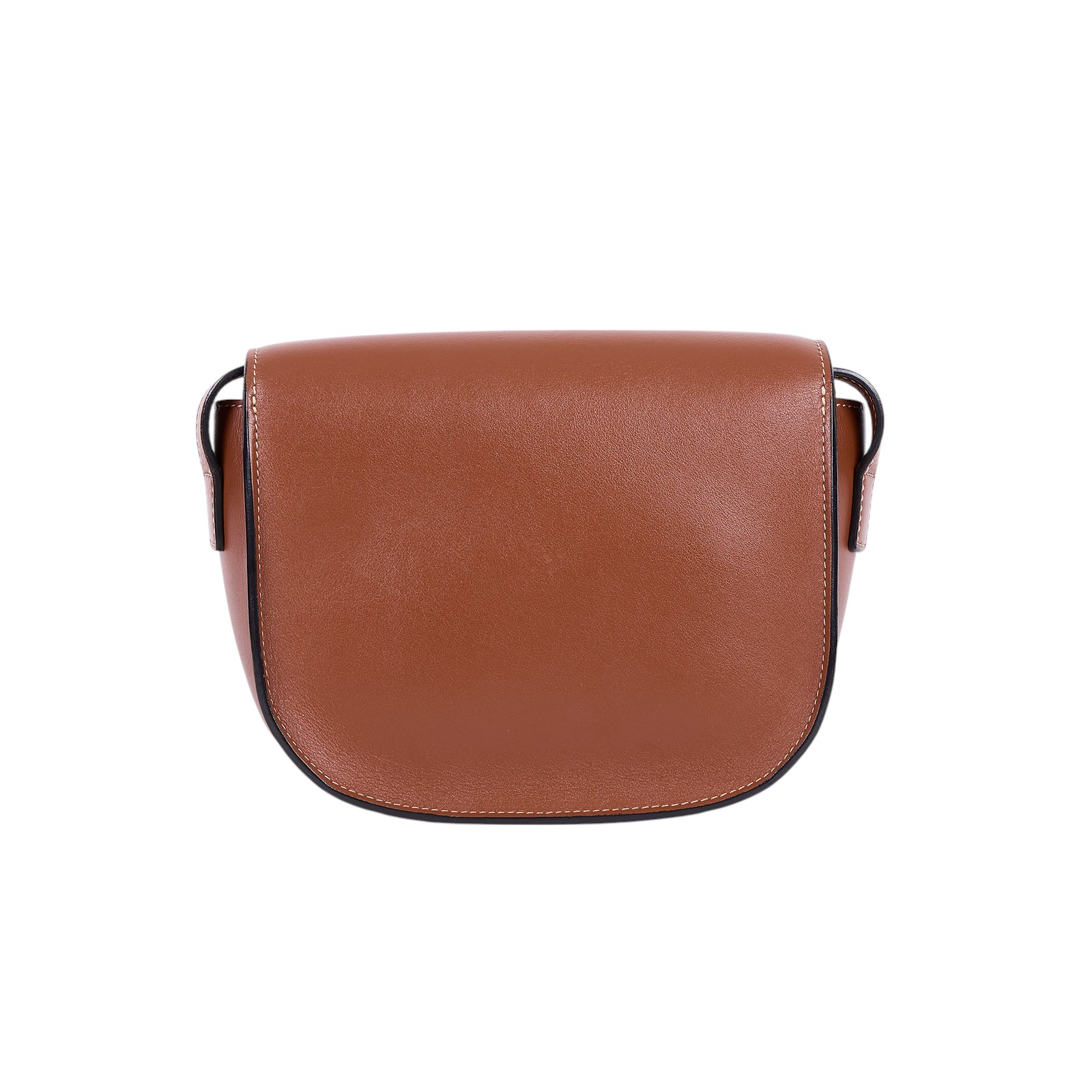思琳 CELINE Folco Cuir Triomphe 198263DU3 焦糖FOLCO CUIR TRIOMPHE斜背馬鞍包 防塵袋