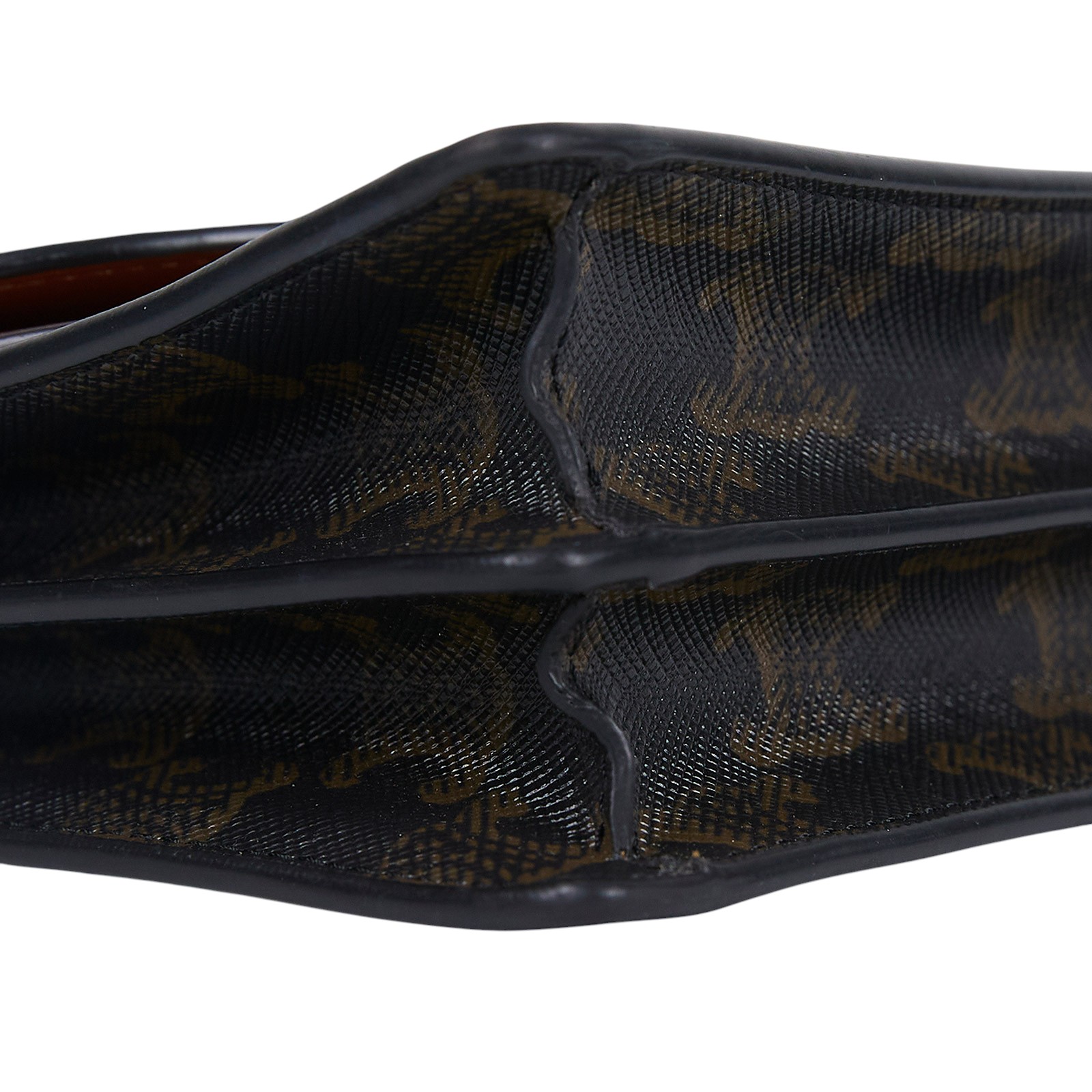 思琳 CELINE Triomphe 帆布  平滑羊皮 Strap 錢包 10D852CG9 黃褐色STRAP信封包 原廠盒子/防塵袋/背帶