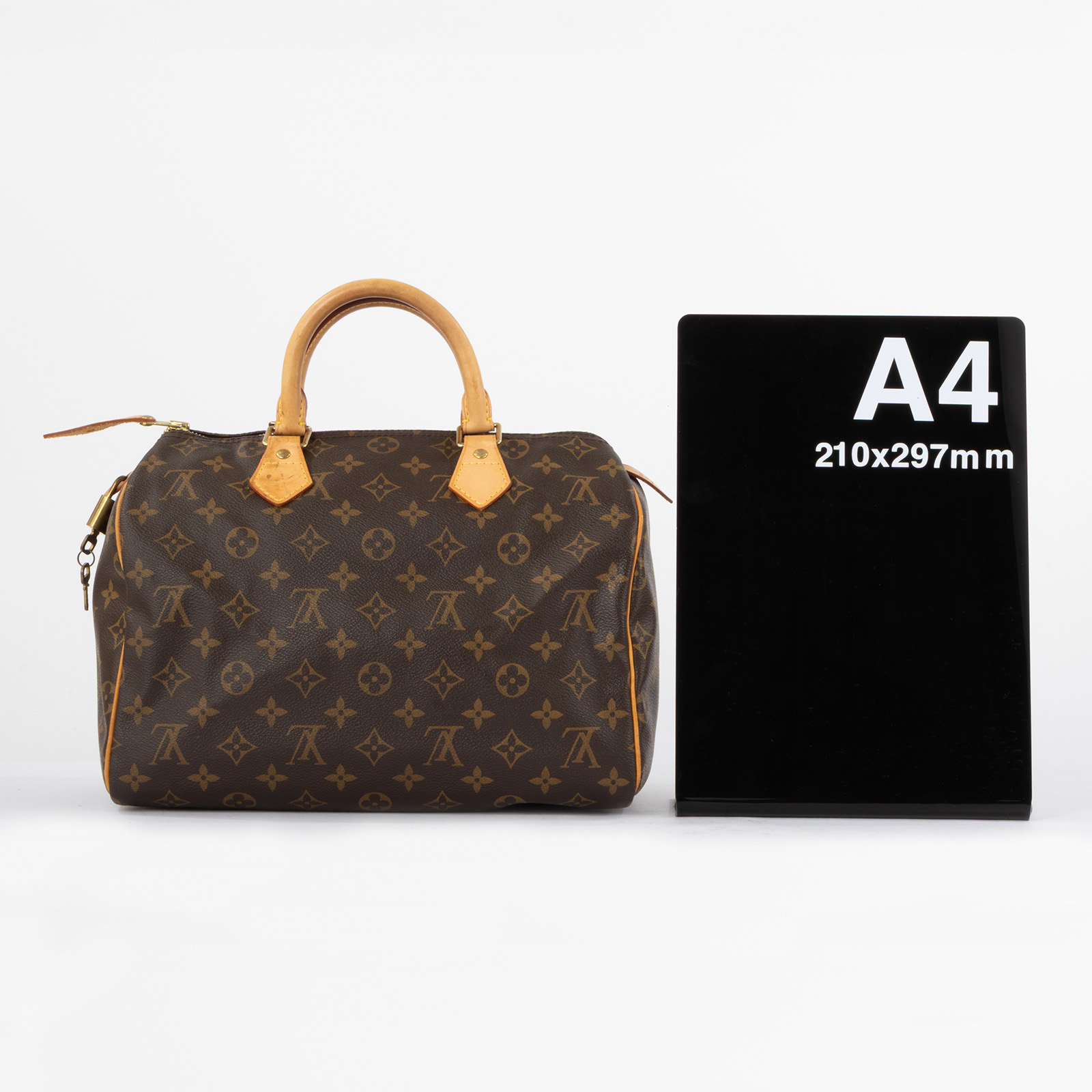 路易威登 LOUIS VUITTON Speedy 30 舊款 手提波士頓包 經典帆布 M41526 原花SPEEDY30 防塵袋/鎖組