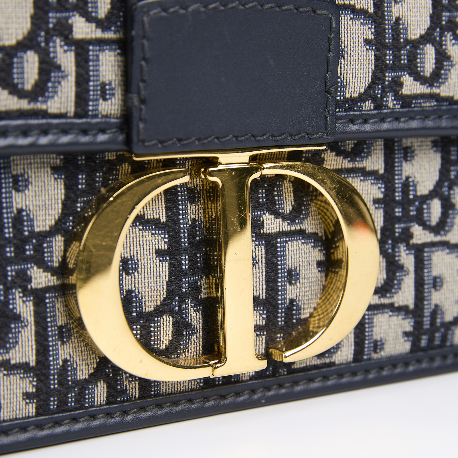 迪奧 CHRISTIAN DIOR 30 Montaigne 包 M9203UTZQ 藍緹花蒙田30 無附屬品