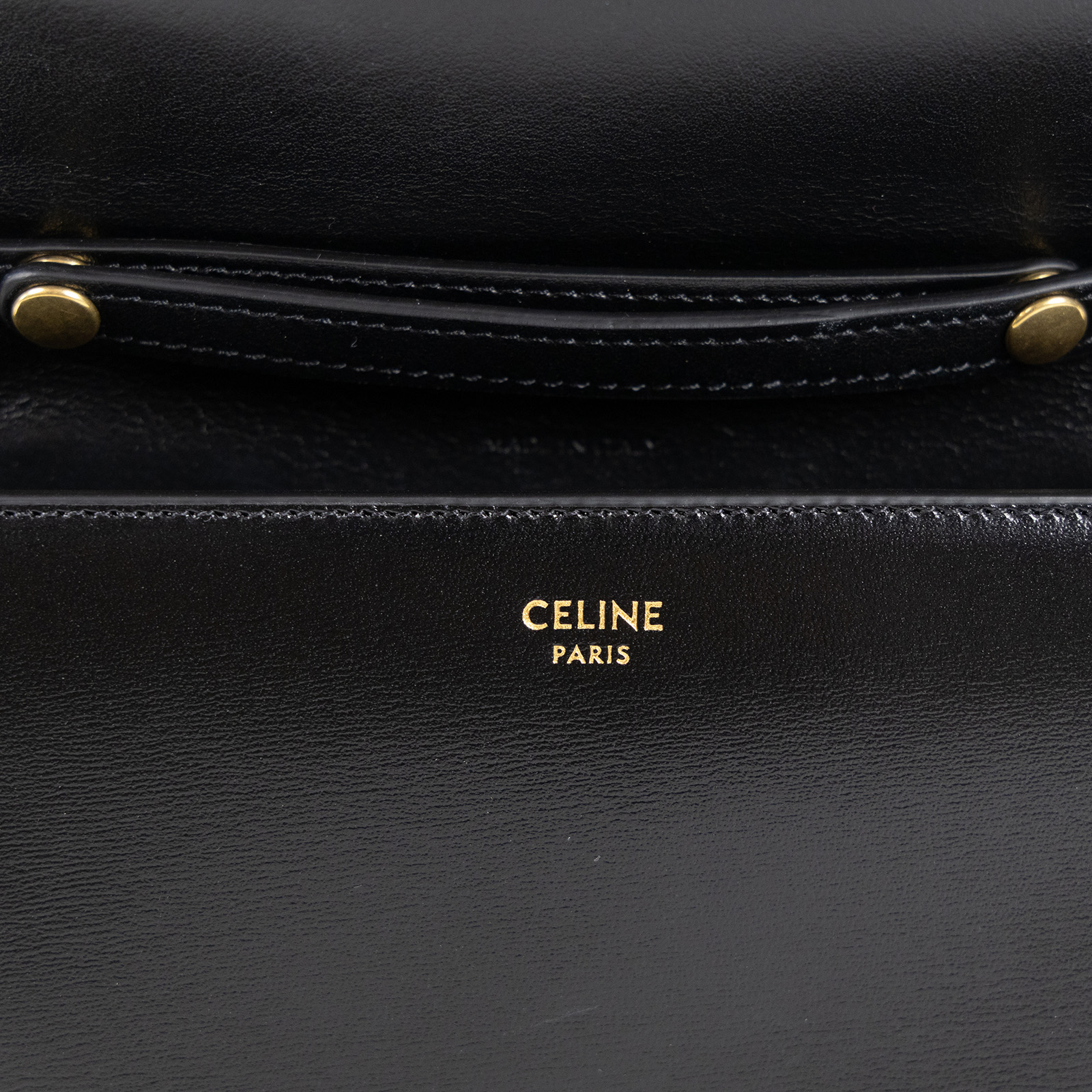 思琳 CELINE Margo 飾鍊錢包 10L033DPV 黑金MARGO WOC 原廠盒子/防塵袋/購買證明/背帶