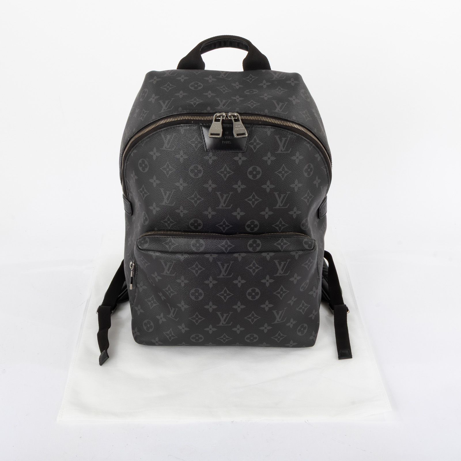 路易威登 LOUIS VUITTON Discovery 後背包 M43186 黑原花DISCOVERY PM 後背包 無附屬品
