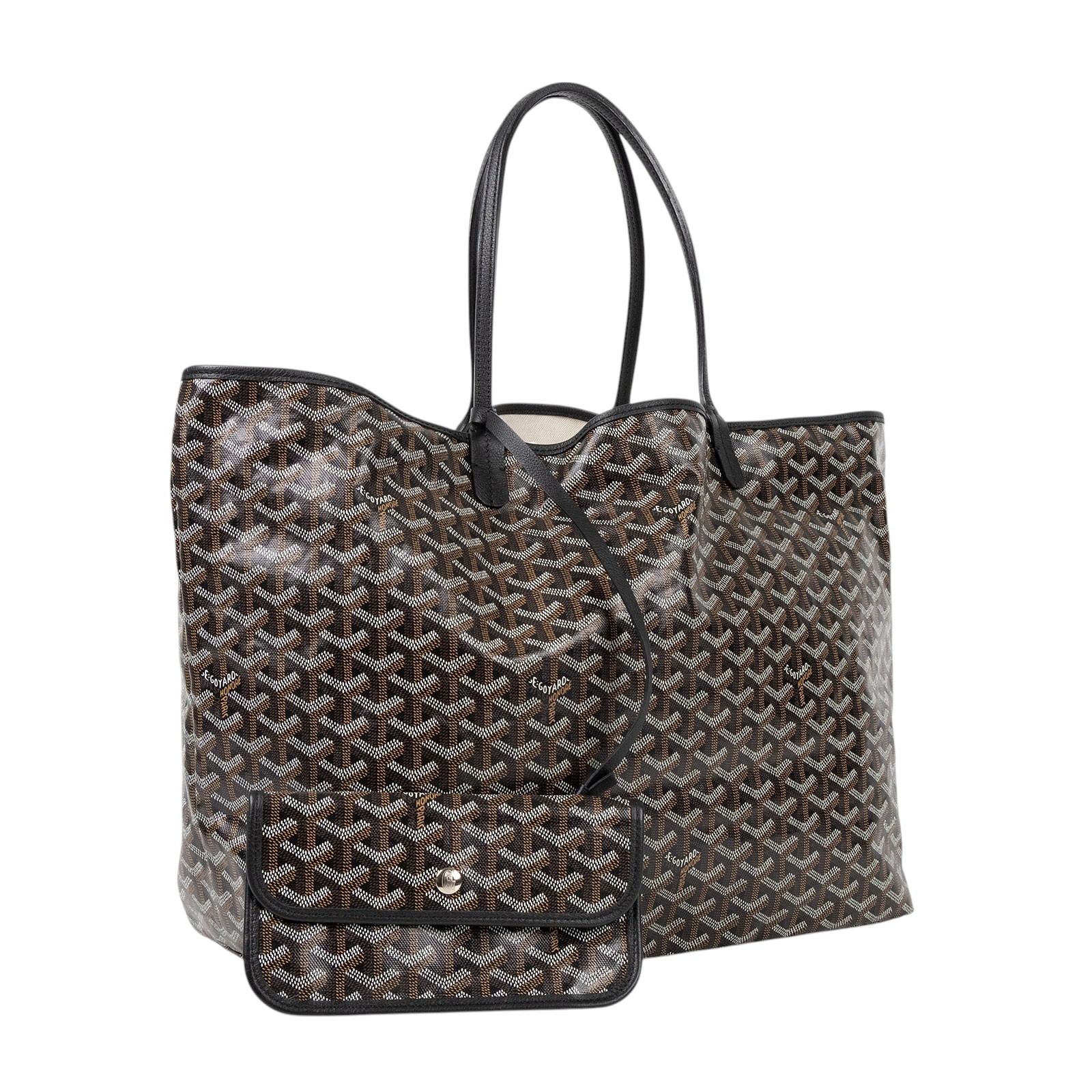 高雅德 GOYARD Saint Louis GM Bag 托特包 STLOUIGMLTY 黑原花SAINT LOUIS托特包GM 內袋