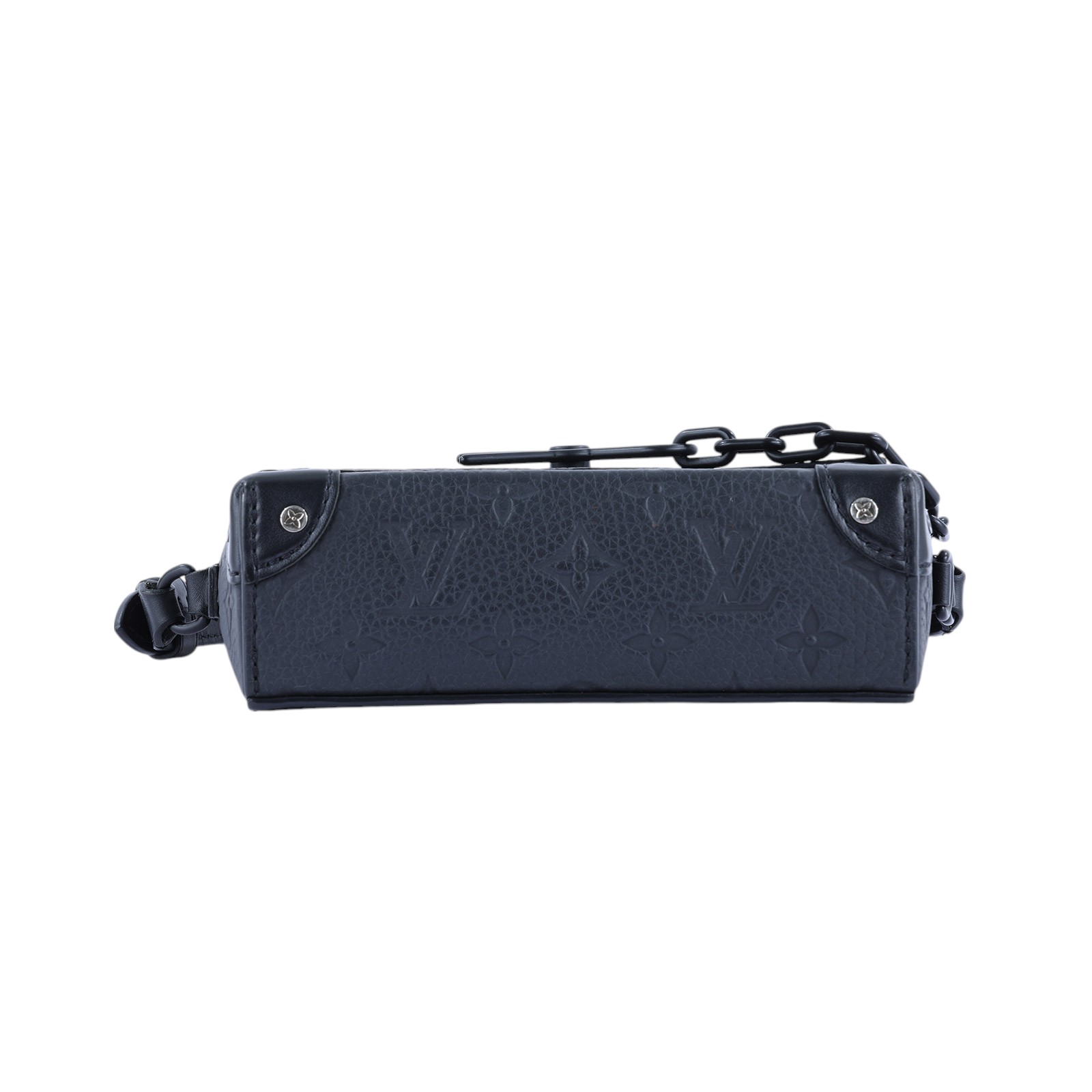 路易威登 LOUIS VUITTON Steamer 隨身 錢包 黑色 M81746 晶片款 黑原花壓紋STEAMER肩背包 原廠盒子/防塵袋/購買證明
