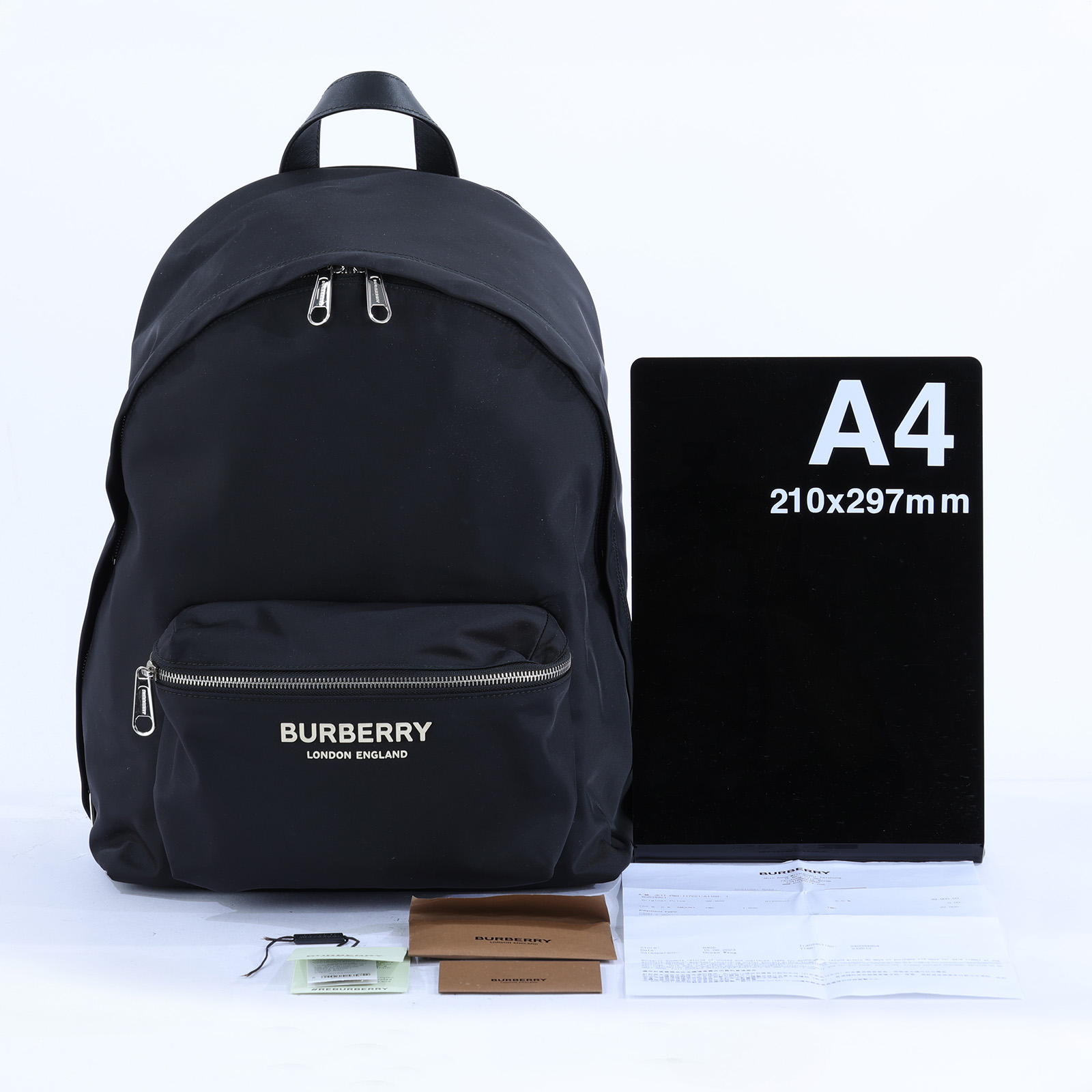 博柏利 BURBERRY 尼龍 後背包 80634951 黑尼龍後背包 原廠盒子/防塵袋/購買證明