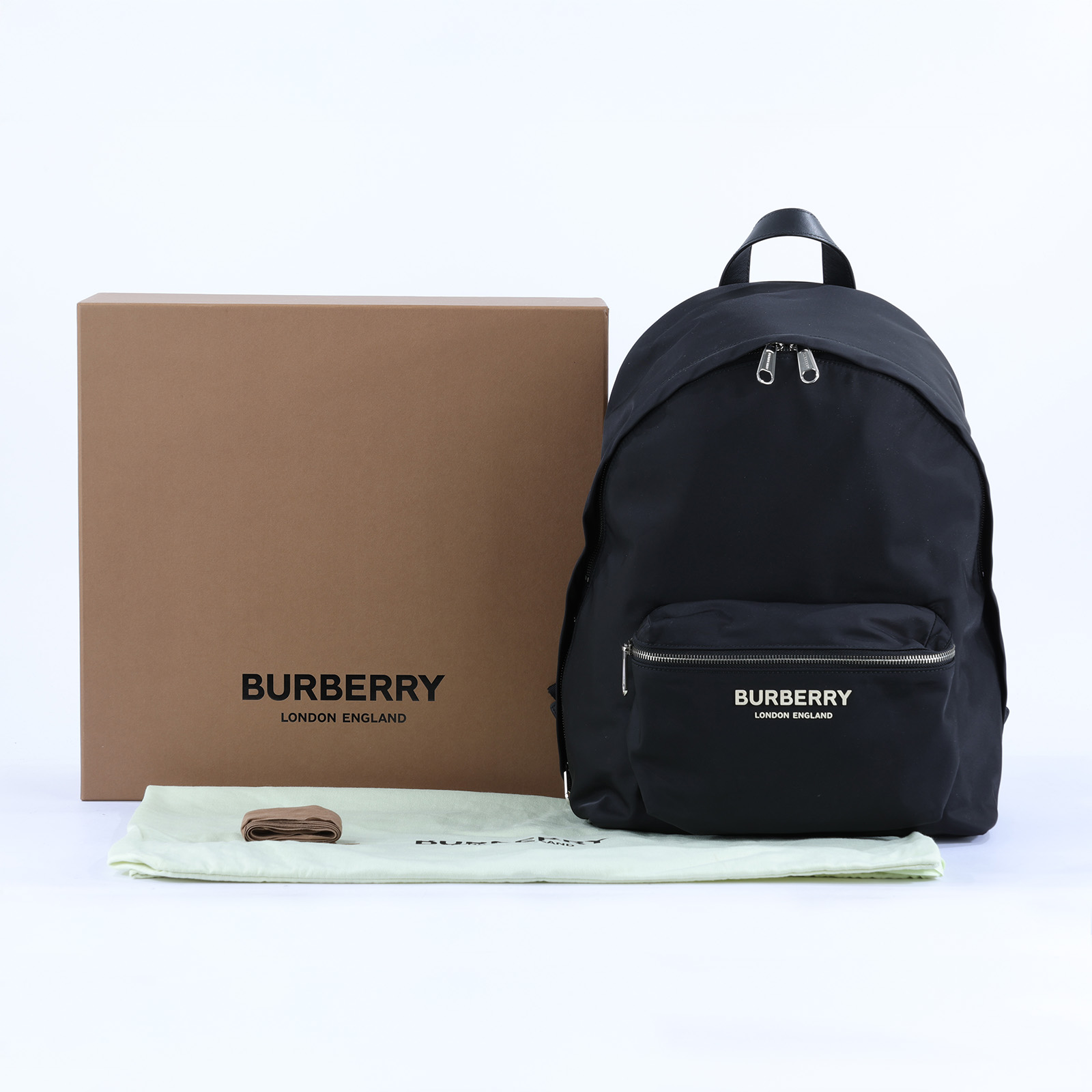 博柏利 BURBERRY 尼龍 後背包 80634951 黑尼龍後背包 原廠盒子/防塵袋/購買證明