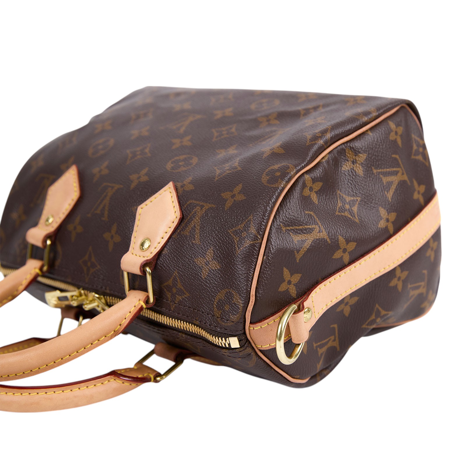 路易威登 LOUIS VUITTON Speedy Bandoulière  25 經典帆布 手提 斜背 波士頓包 M41113  背帶/鎖組