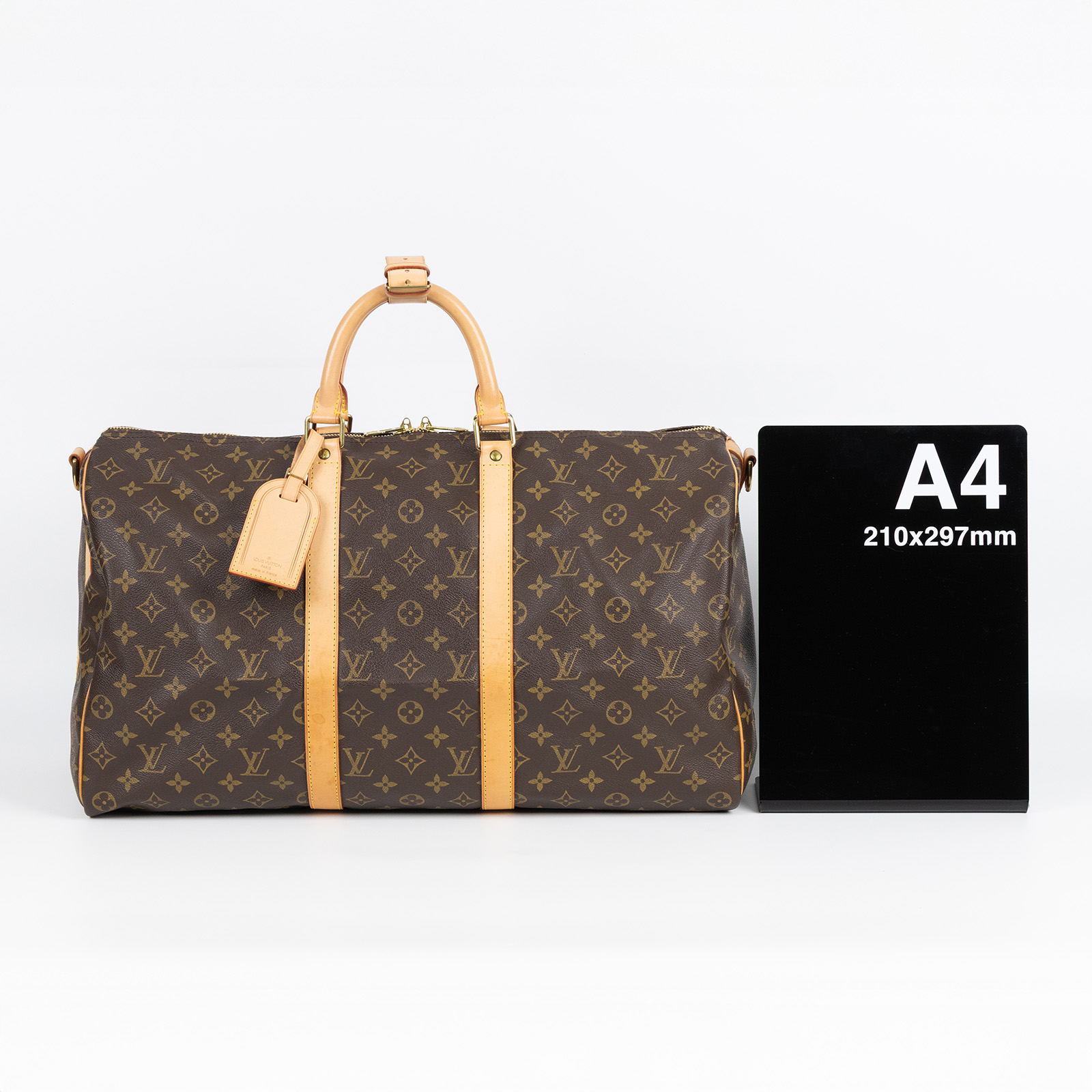 路易威登 LOUIS VUITTON Keepall Bandoulière 50 Monogram經典帆布 波士頓包  旅行袋 M41416  防塵袋/背帶/吊牌