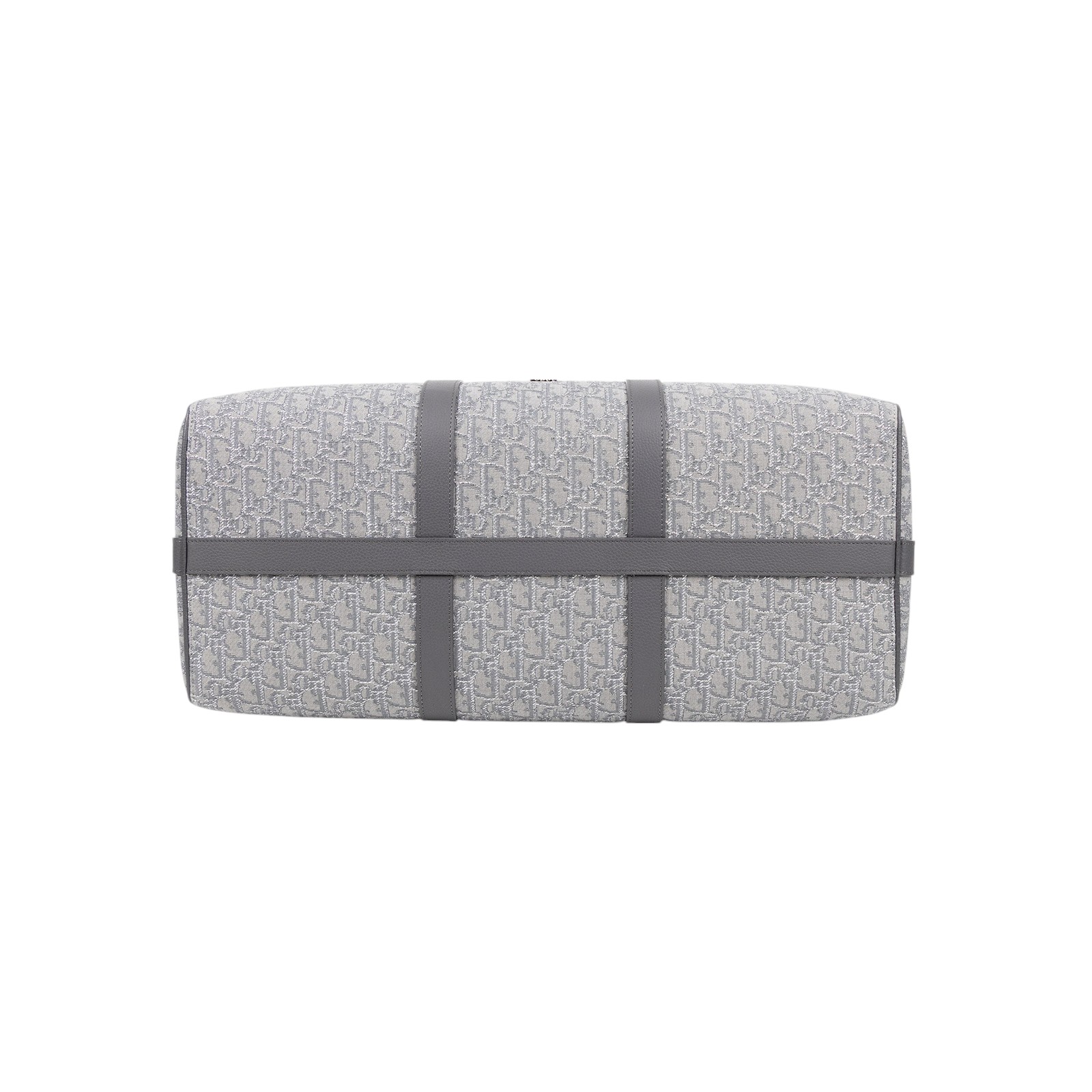 迪奧 CHRISTIAN DIOR Lingot 50 旅行袋 波士頓包 1ADDU120DOS 灰銀OBLIQUE LINGOT行李袋 防塵袋/背帶
