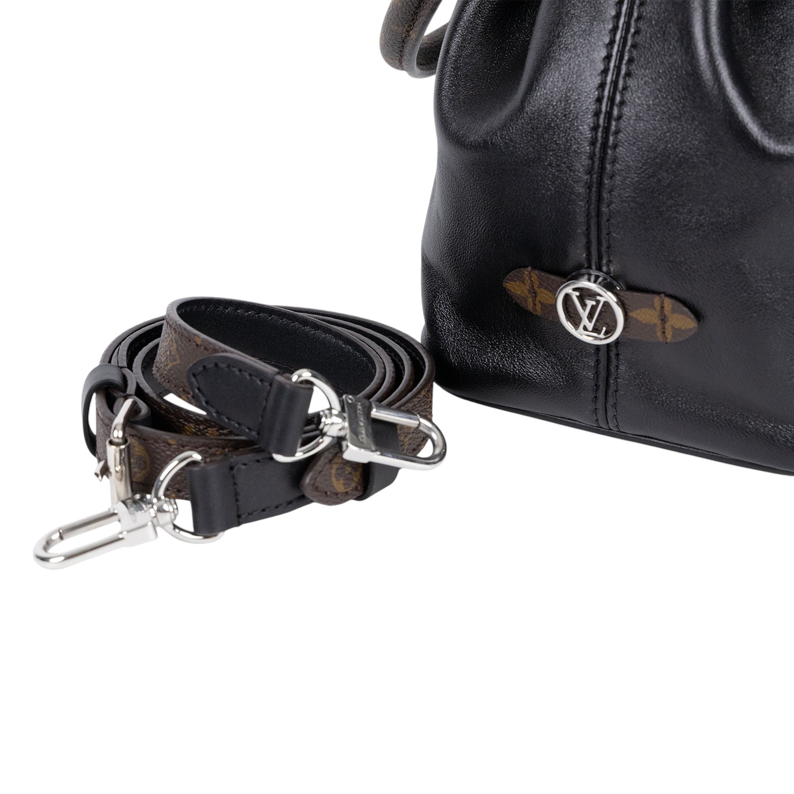 路易威登 LOUIS VUITTON No Way Vibe 手提 水桶包 M14377 晶片款  原廠盒子/防塵袋/背帶/購買證明/發票