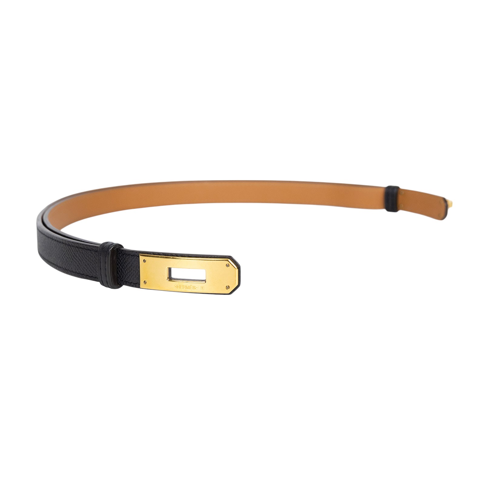 愛馬仕 Hermès Kelly 18 腰帶 KL18B Y FM 300 PM Y刻黑KELLY皮帶 原廠盒子