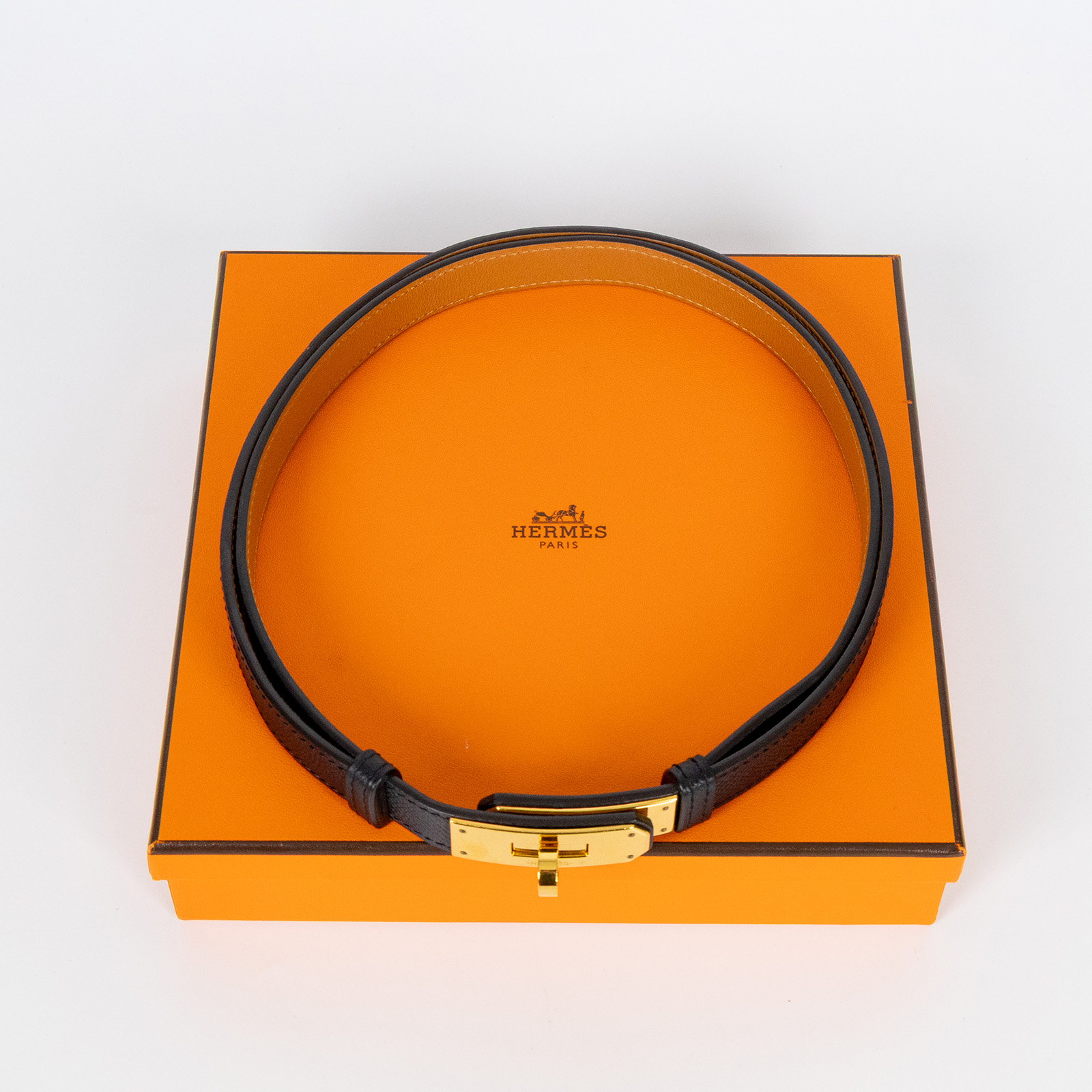 愛馬仕 Hermès Kelly 18 腰帶 KL18B Y FM 300 PM Y刻黑KELLY皮帶 原廠盒子