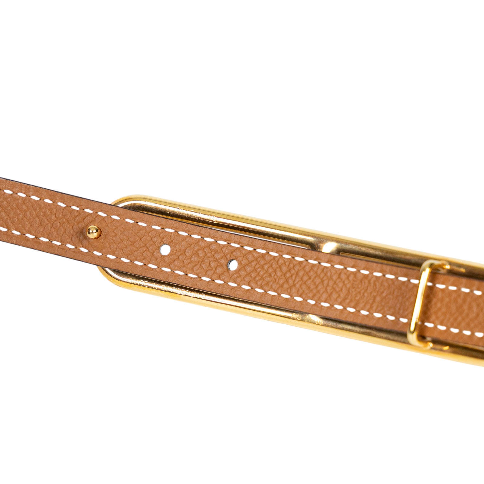 愛馬仕 Hermès Roulis 皮帶釦 雙面皮腰帶 1.3 cm ROB_85 W FM 150 W刻黑金棕雙面ROULIS皮帶#85 防塵袋